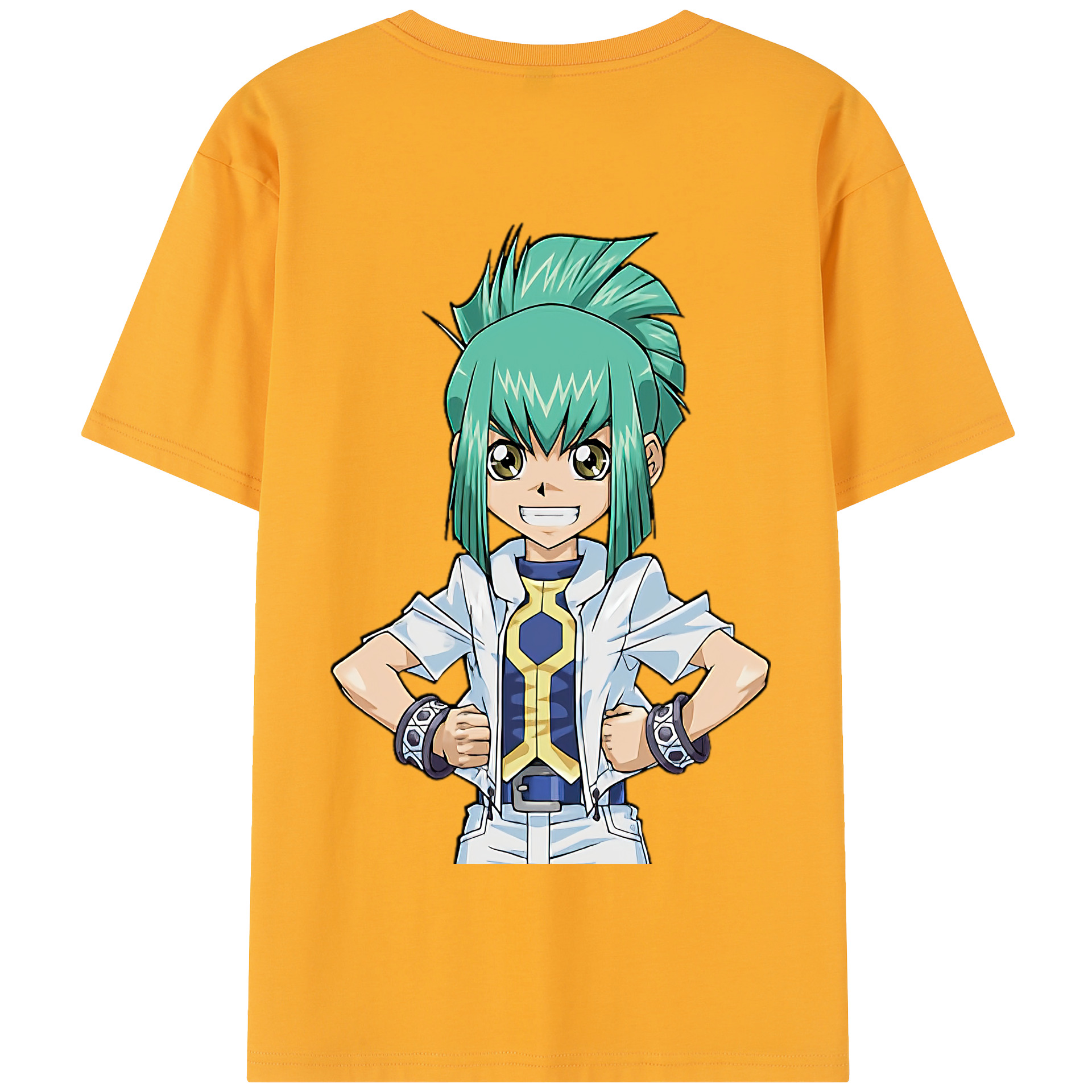 （画像用） 遊☆戯☆王 Yu-Gi-Oh! 綿100％半袖Tシャツ（背面プリント）
