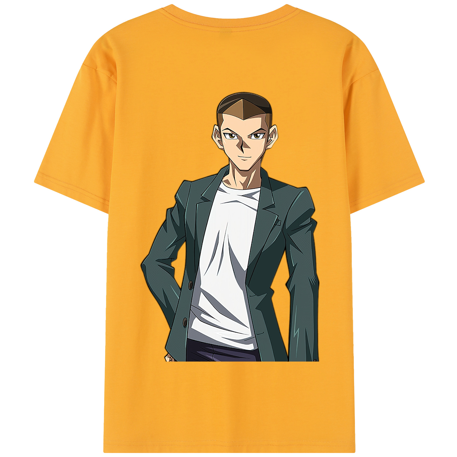 （画像用） 遊☆戯☆王 Yu-Gi-Oh! 綿100％半袖Tシャツ（背面プリント）