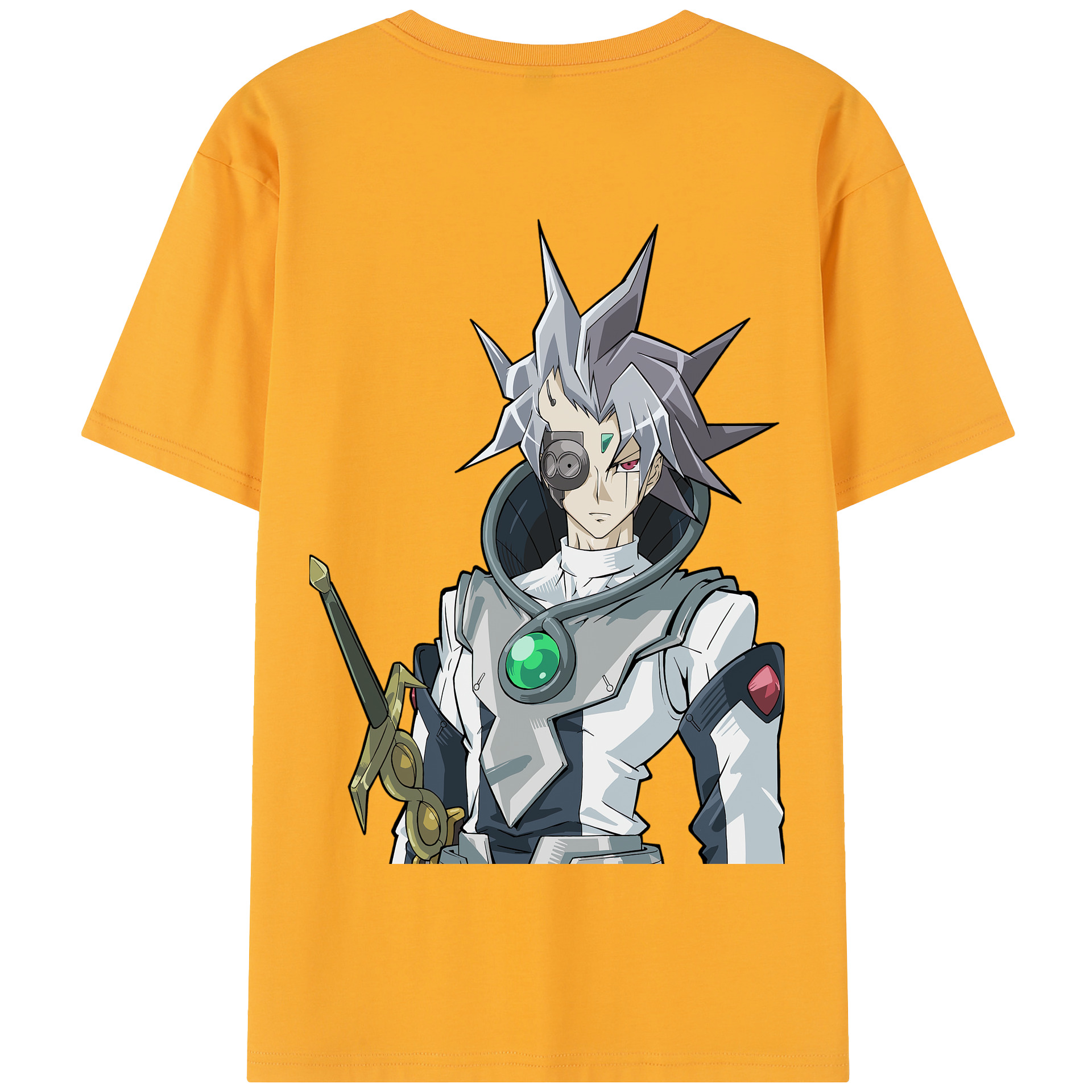 （画像用） 遊☆戯☆王 Yu-Gi-Oh! 綿100％半袖Tシャツ（背面プリント）