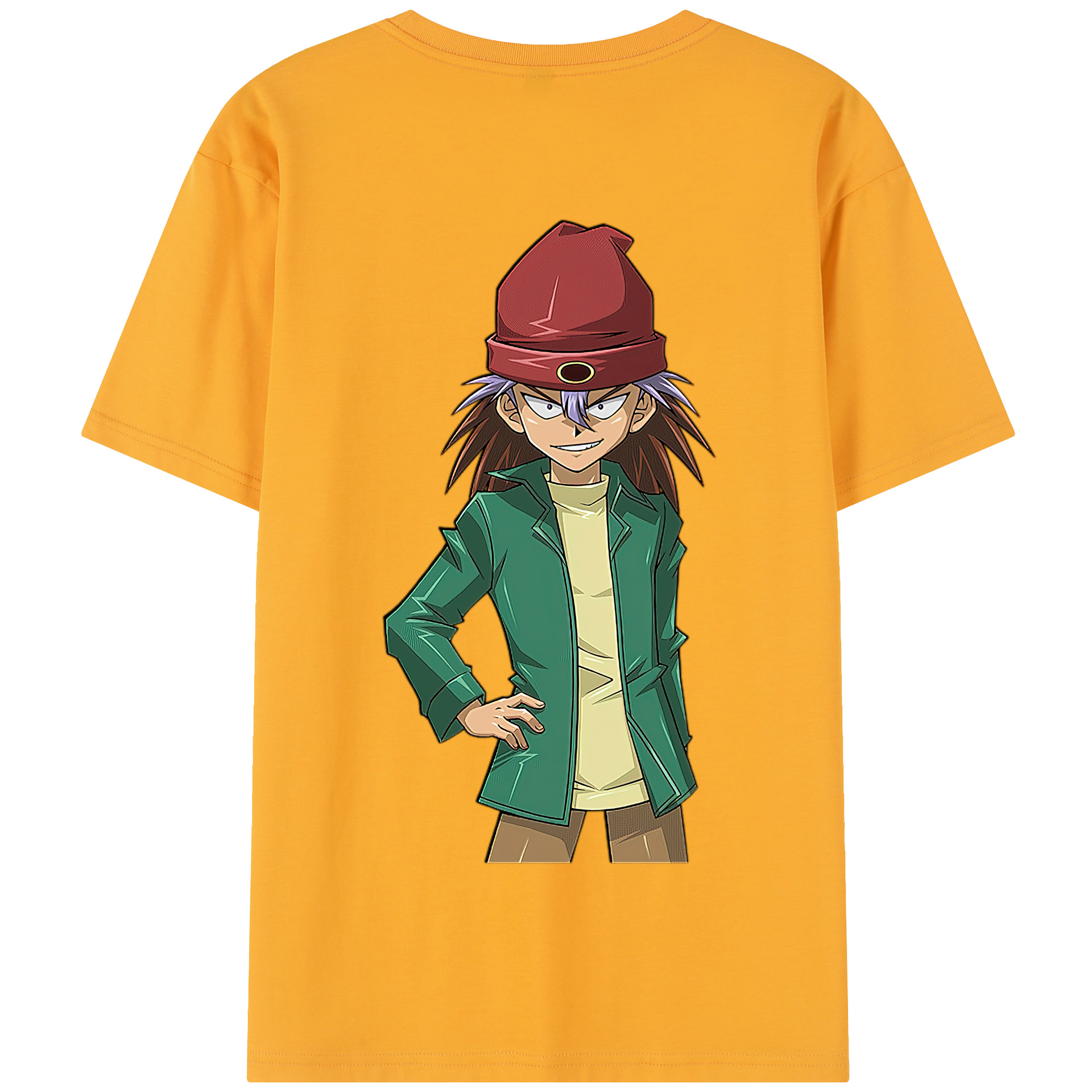 （画像用） 遊☆戯☆王 Yu-Gi-Oh! 綿100％半袖Tシャツ（背面プリント）