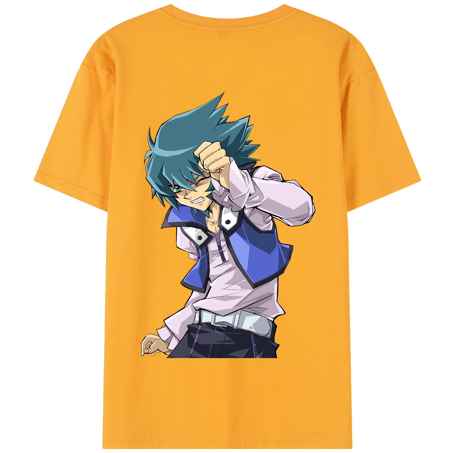（画像用） 遊☆戯☆王 Yu-Gi-Oh! 綿100％半袖Tシャツ（背面プリント）