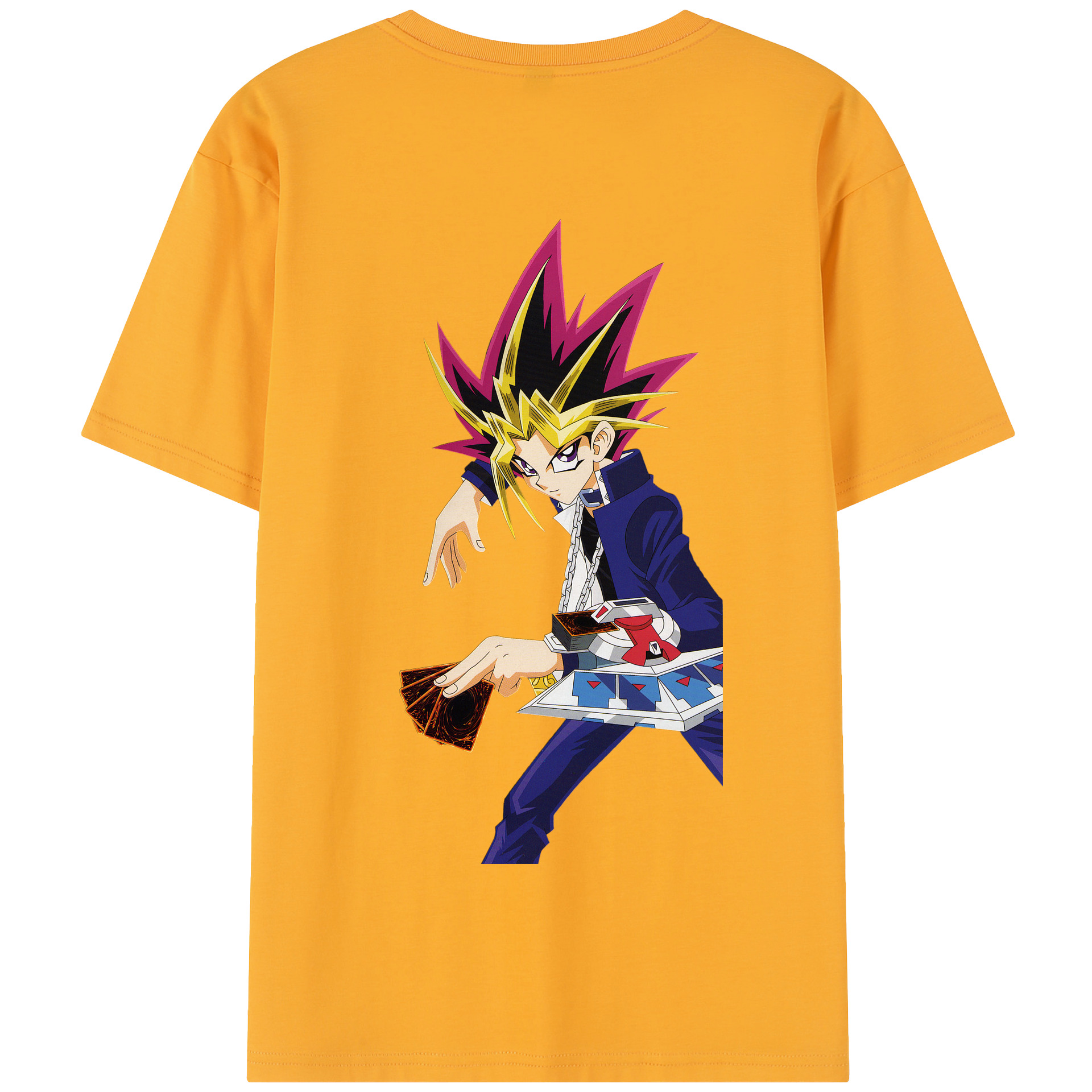 （画像用） 遊☆戯☆王 Yu-Gi-Oh! 綿100％半袖Tシャツ（背面プリント）