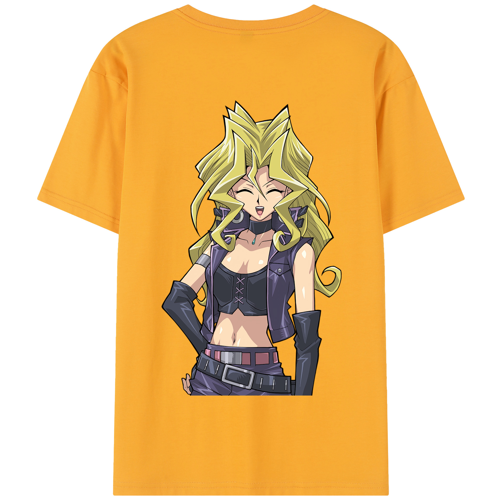 （画像用） 遊☆戯☆王 Yu-Gi-Oh! 綿100％半袖Tシャツ（背面プリント）