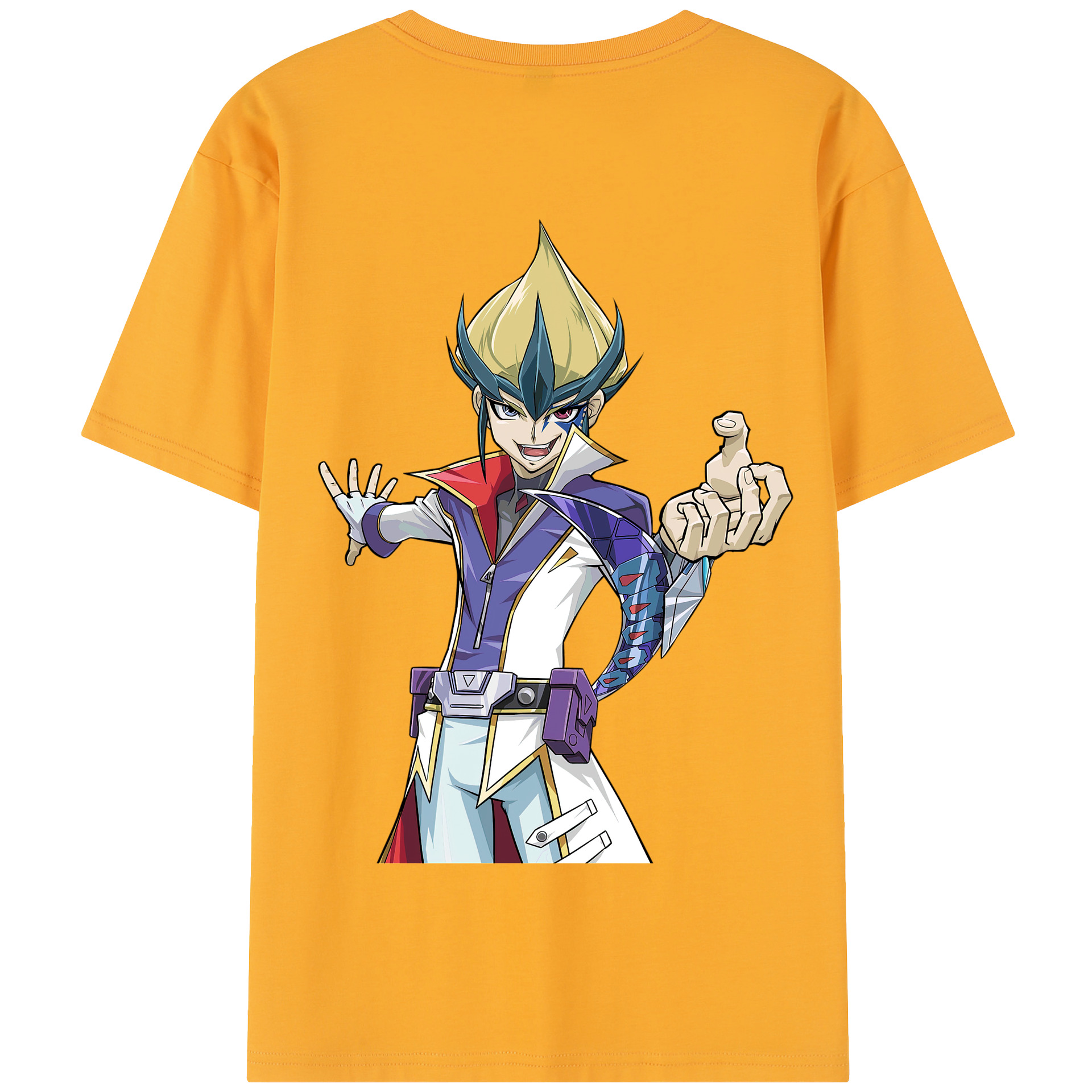（画像用） 遊☆戯☆王 Yu-Gi-Oh! 綿100％半袖Tシャツ（背面プリント）