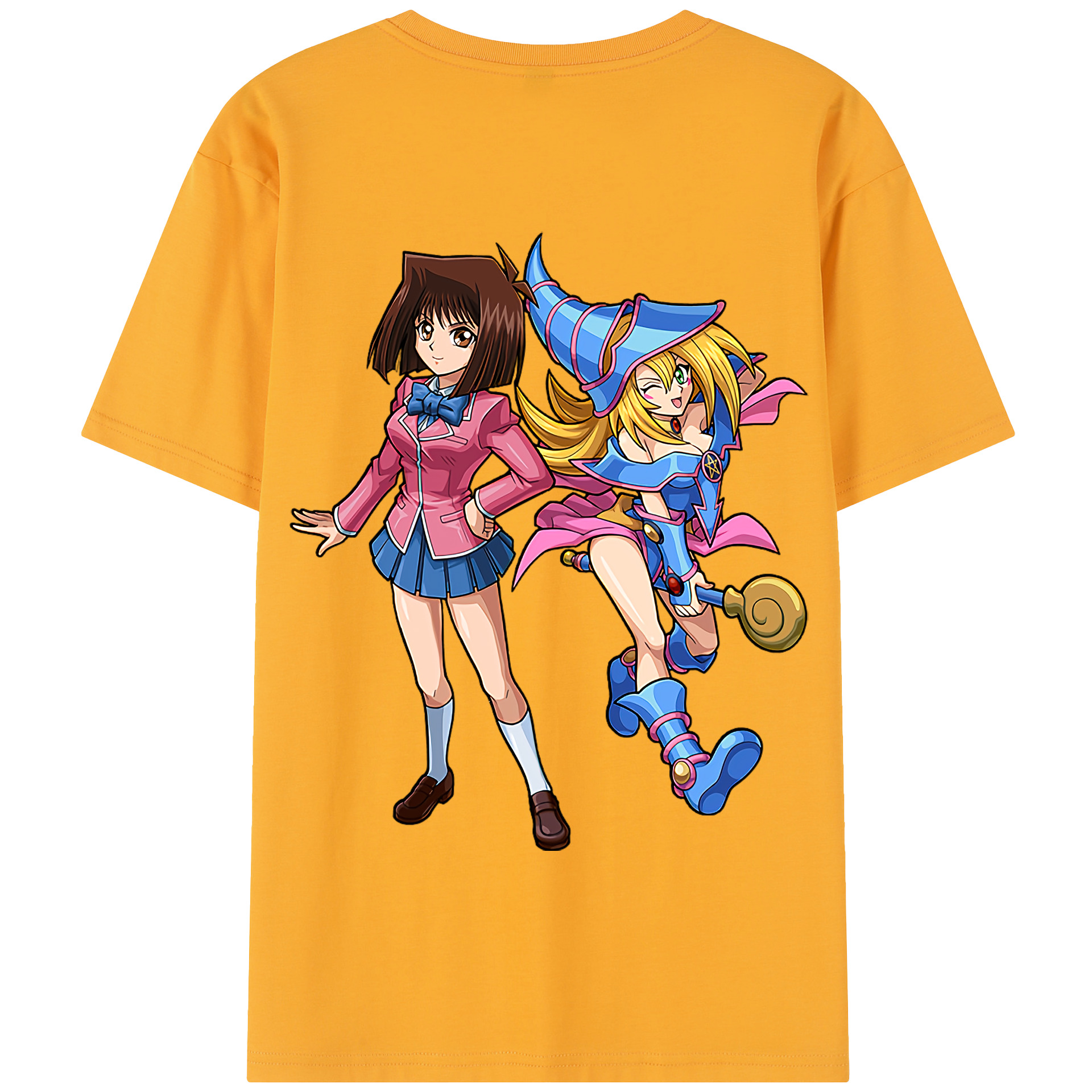 （画像用） 遊☆戯☆王 Yu-Gi-Oh! 綿100％半袖Tシャツ（背面プリント）