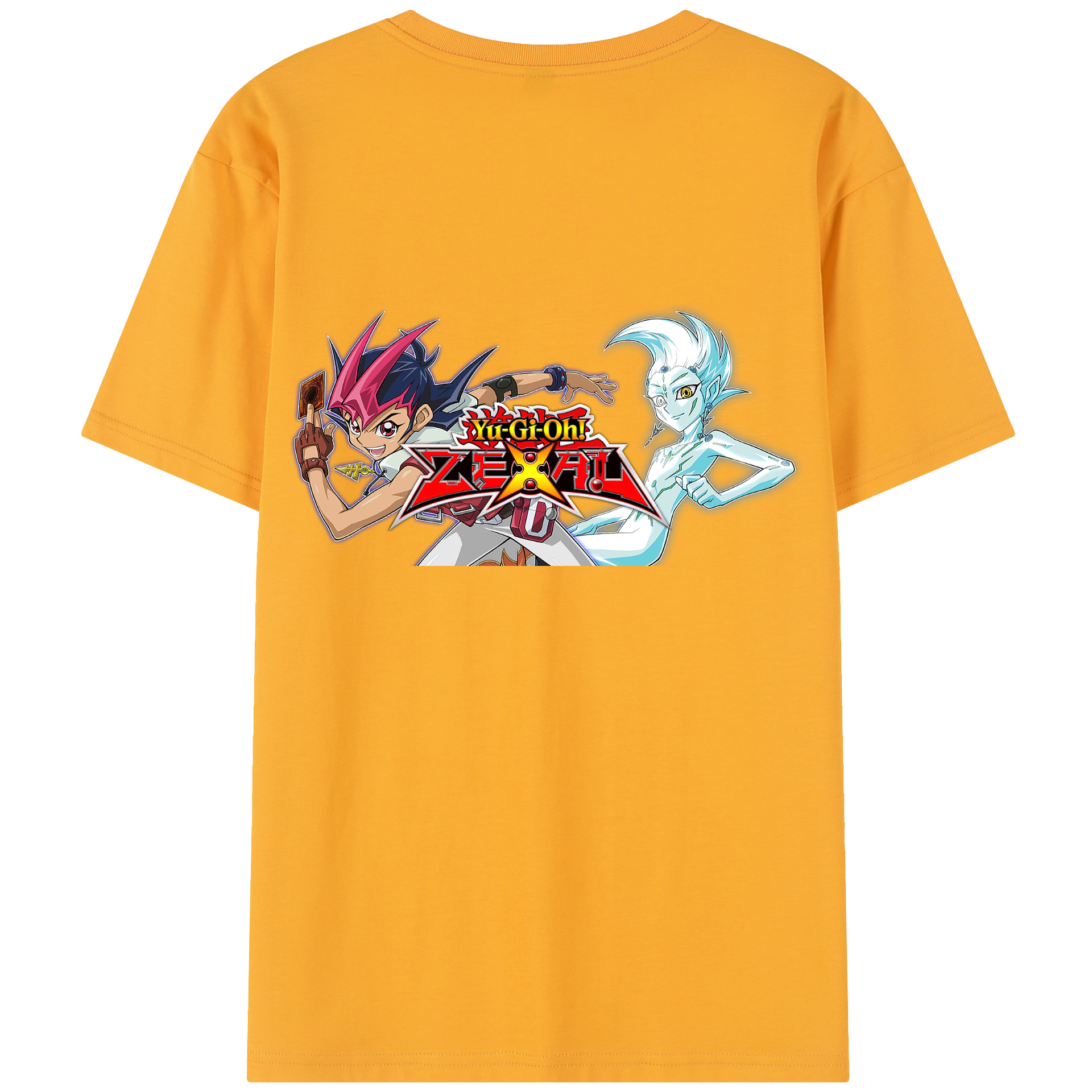 （画像用） 遊☆戯☆王 Yu-Gi-Oh! 綿100％半袖Tシャツ（背面プリント）