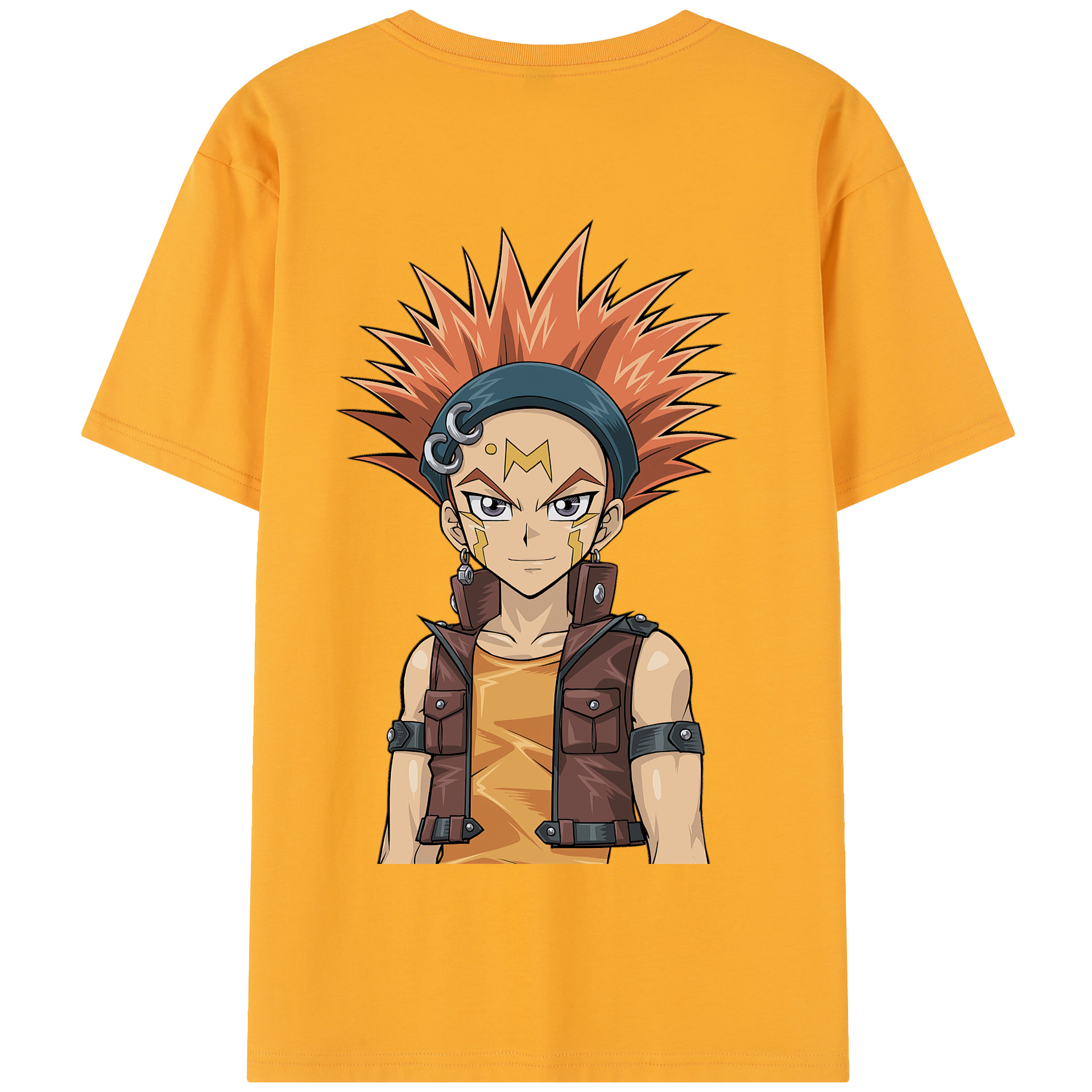 （画像用） 遊☆戯☆王 Yu-Gi-Oh! 綿100％半袖Tシャツ（背面プリント）