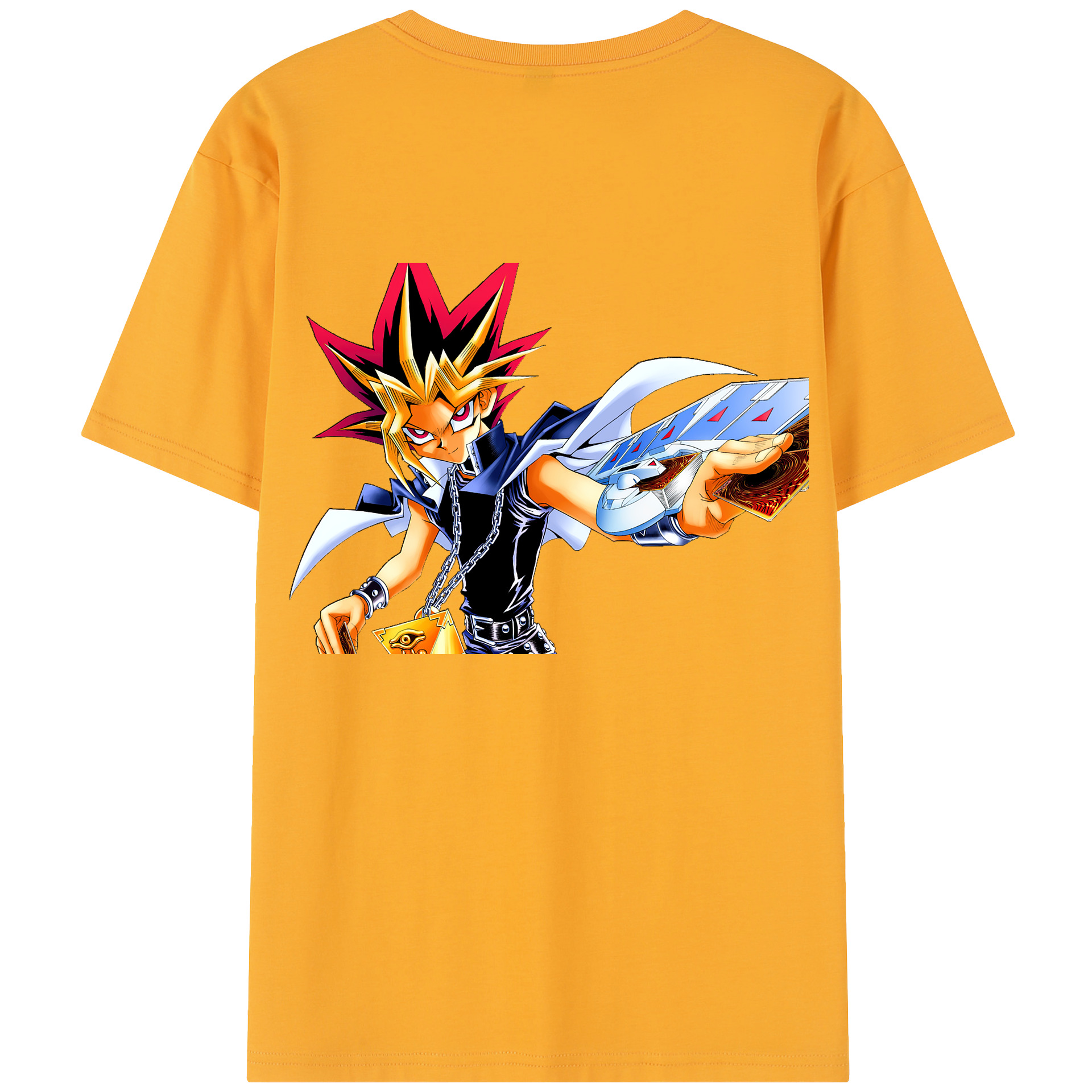 （画像用） 遊☆戯☆王 Yu-Gi-Oh! 綿100％半袖Tシャツ（背面プリント）