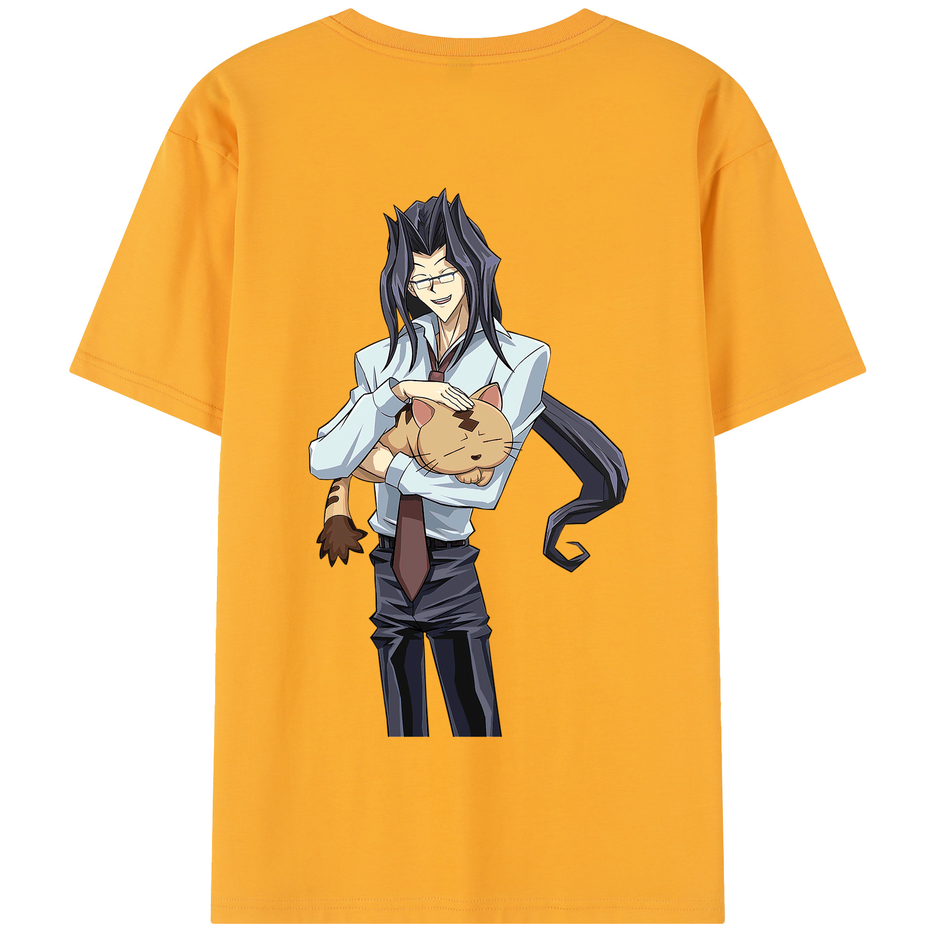 （画像用） 遊☆戯☆王 Yu-Gi-Oh! 綿100％半袖Tシャツ（背面プリント）
