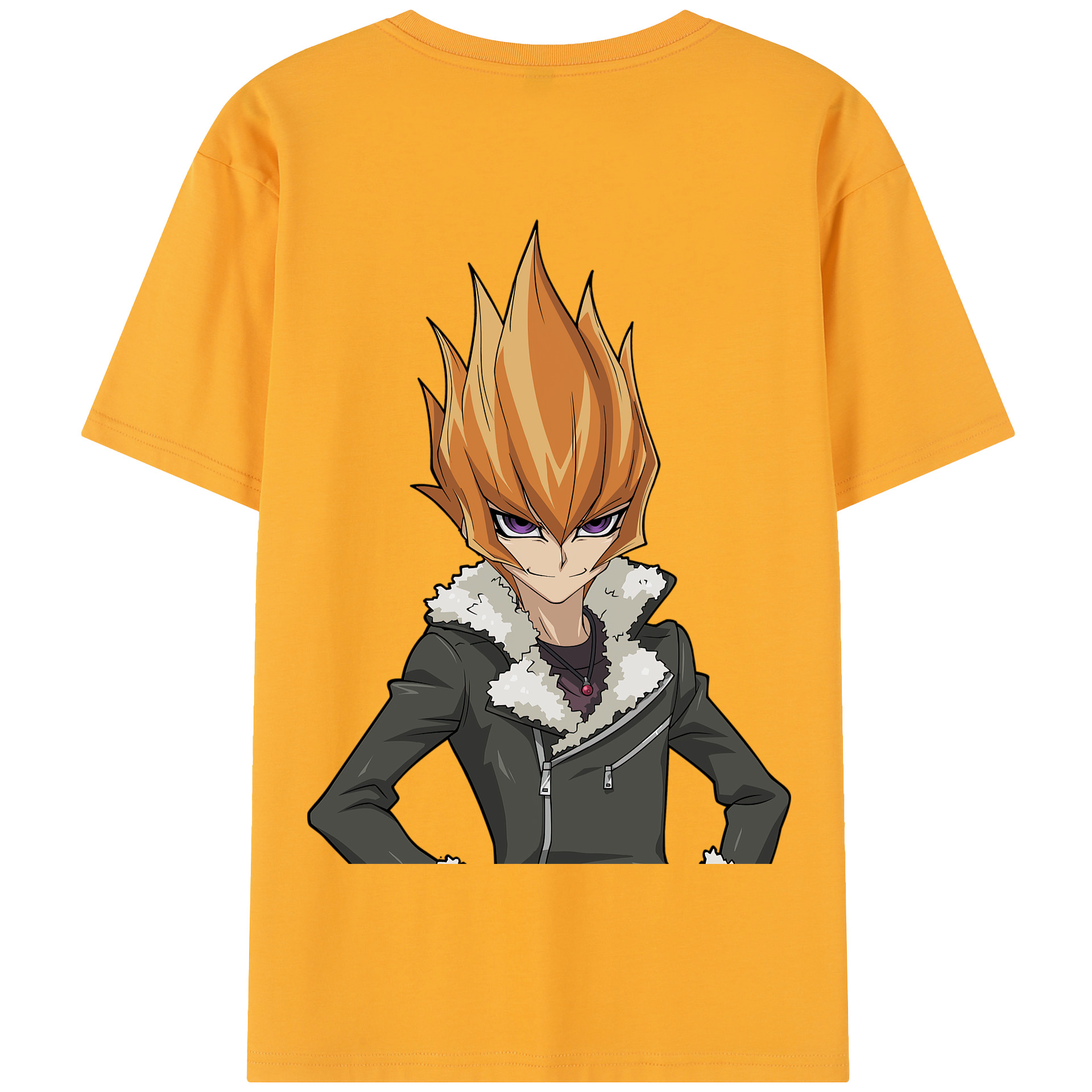 （画像用） 遊☆戯☆王 Yu-Gi-Oh! 綿100％半袖Tシャツ（背面プリント）