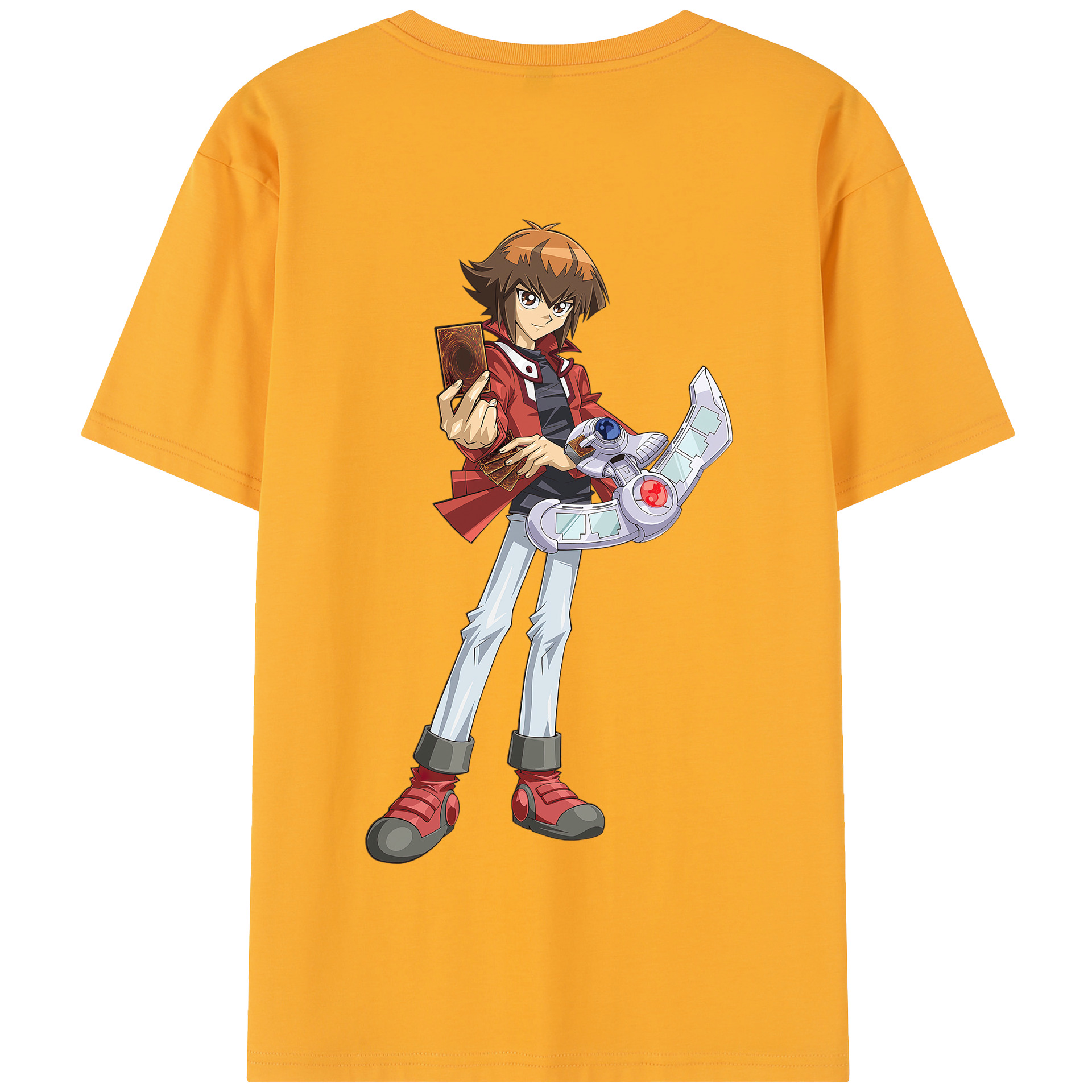 （画像用） 遊☆戯☆王 Yu-Gi-Oh! 綿100％半袖Tシャツ（背面プリント）