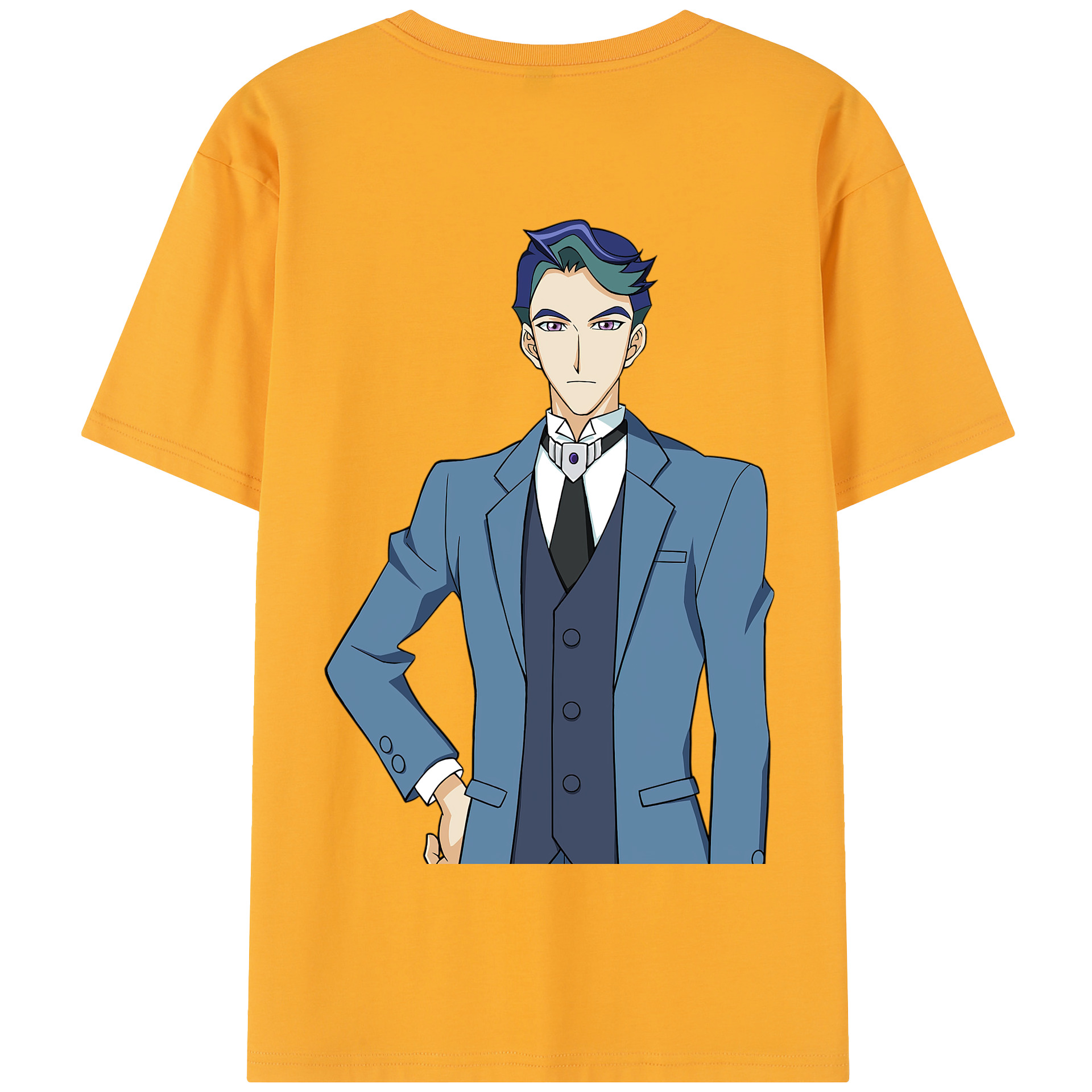 （画像用） 遊☆戯☆王 Yu-Gi-Oh! 綿100％半袖Tシャツ（背面プリント）