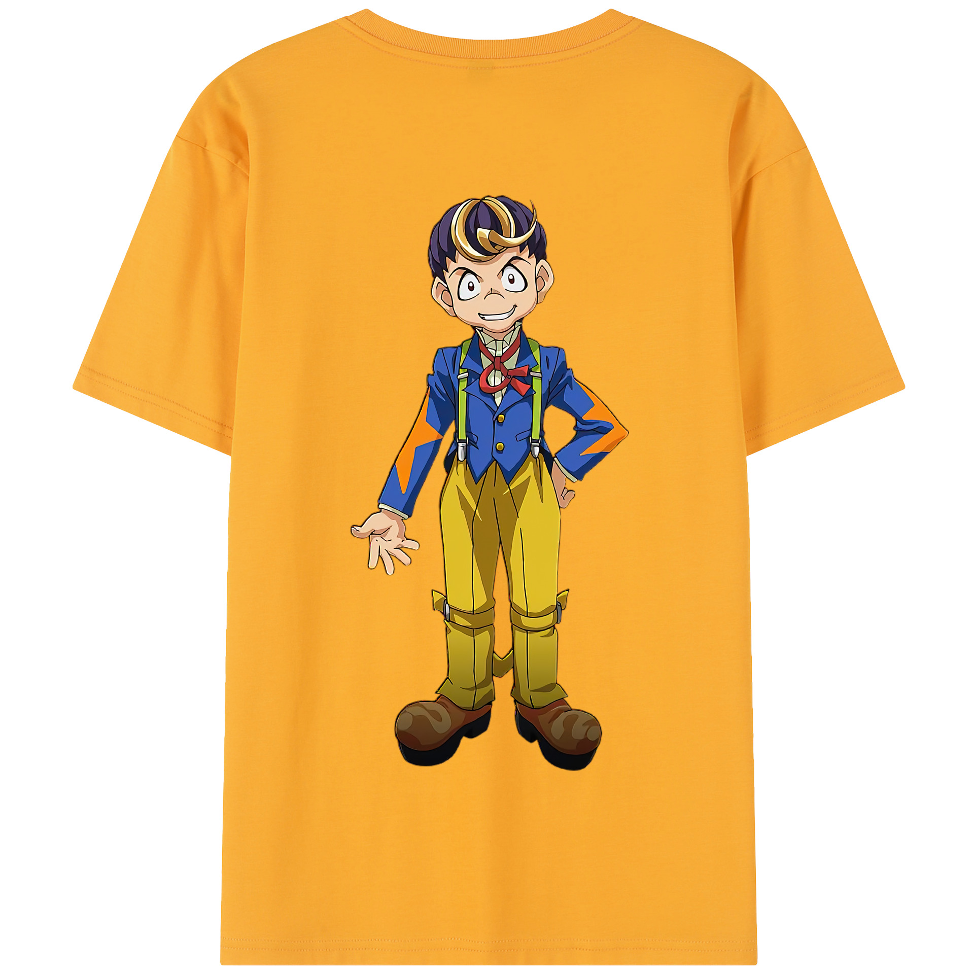 （画像用） 遊☆戯☆王 Yu-Gi-Oh! 綿100％半袖Tシャツ（背面プリント）