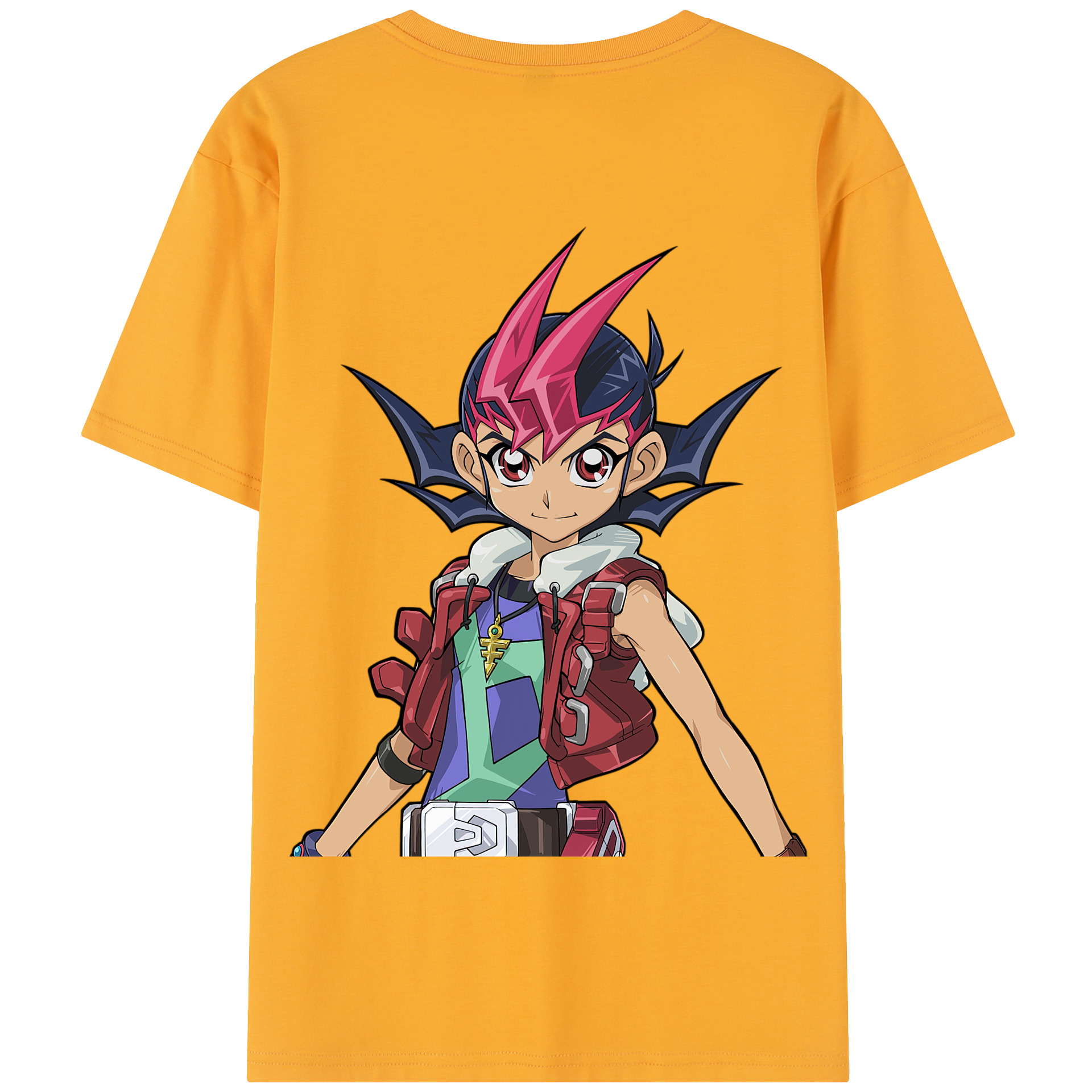 （画像用） 遊☆戯☆王 Yu-Gi-Oh! 綿100％半袖Tシャツ（背面プリント）