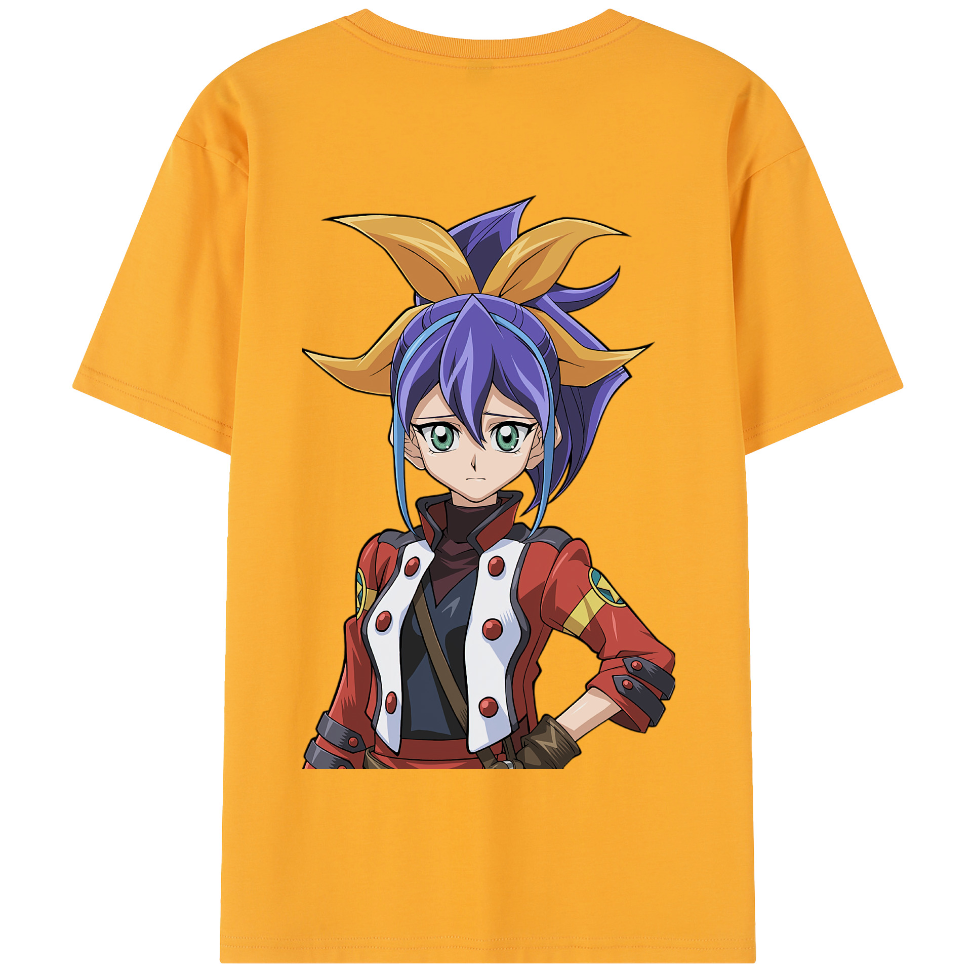 （画像用） 遊☆戯☆王 Yu-Gi-Oh! 綿100％半袖Tシャツ（背面プリント）