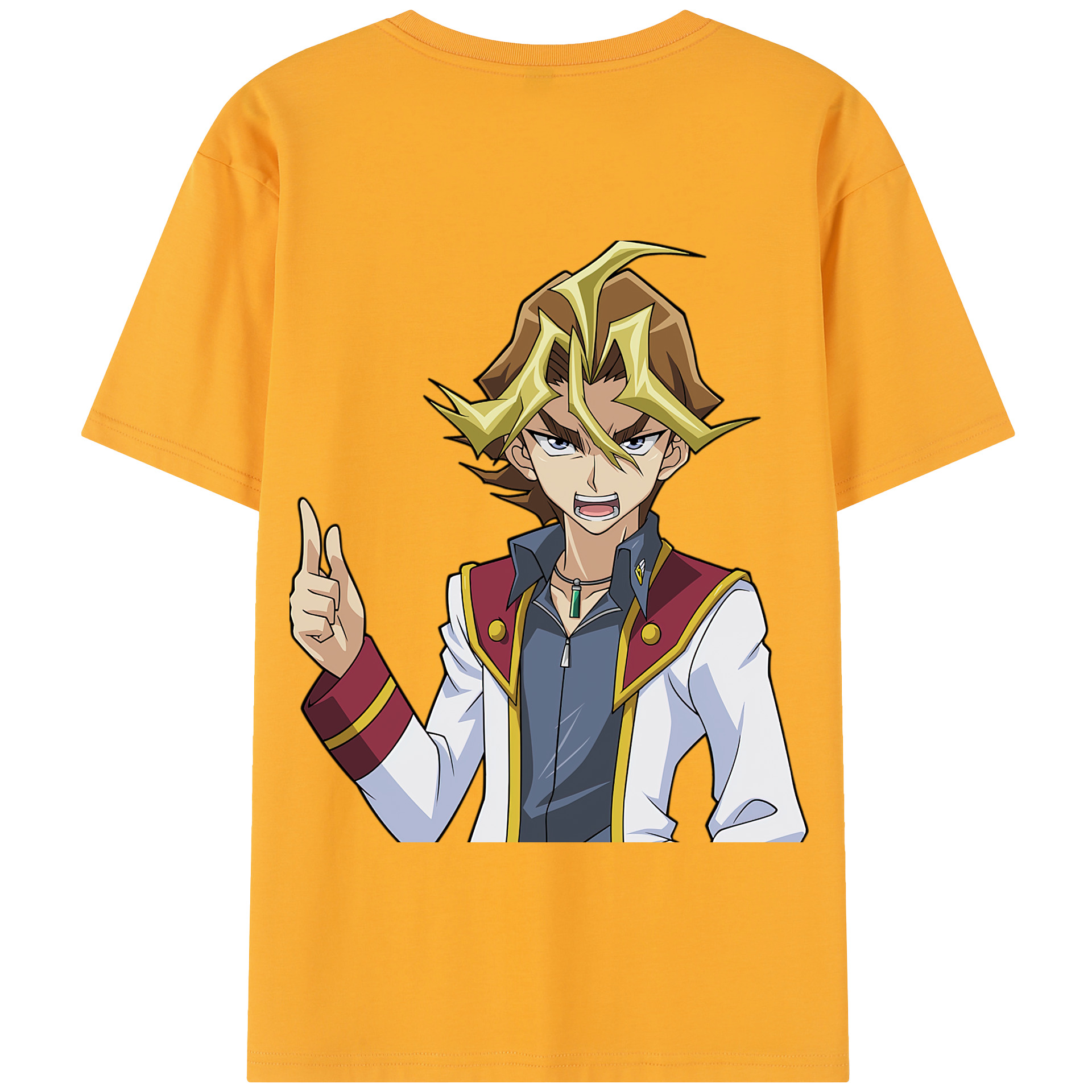 （画像用） 遊☆戯☆王 Yu-Gi-Oh! 綿100％半袖Tシャツ（背面プリント）