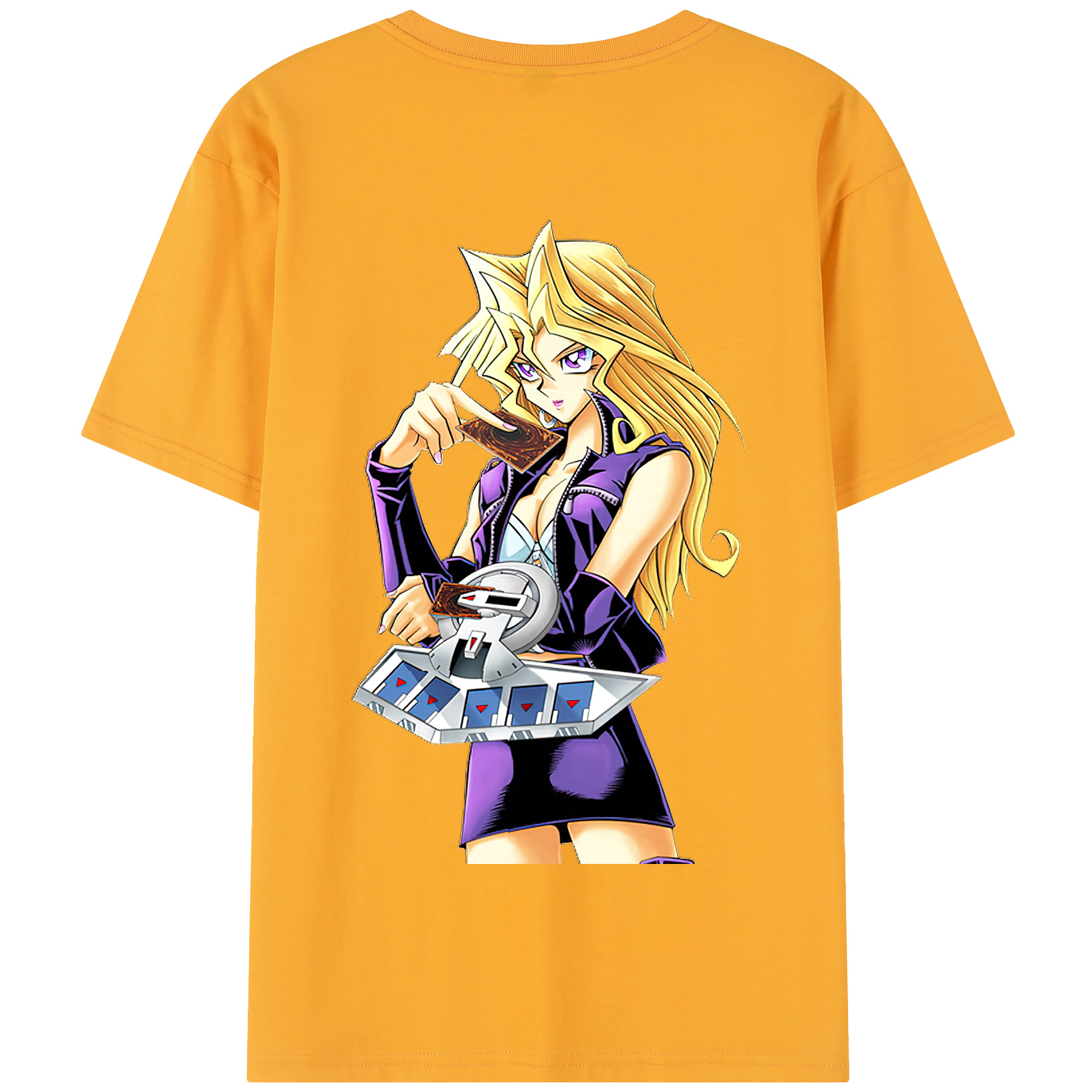 （画像用） 遊☆戯☆王 Yu-Gi-Oh! 綿100％半袖Tシャツ（背面プリント）