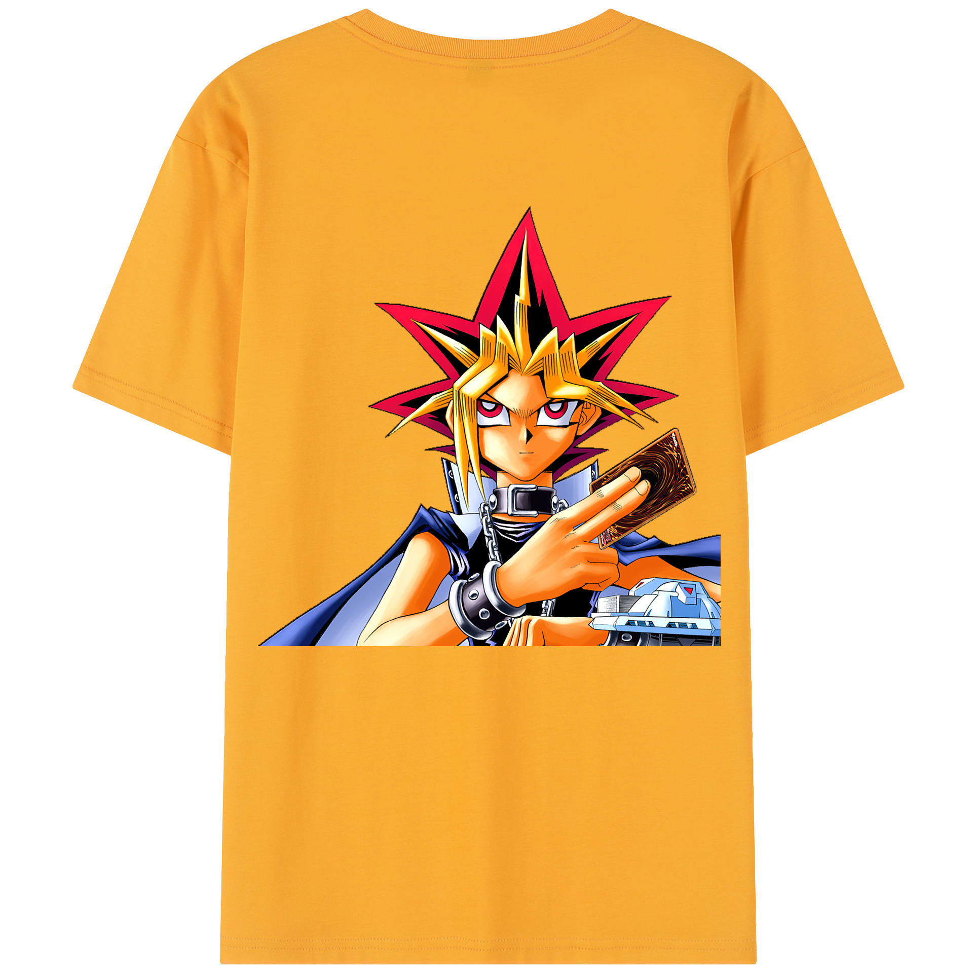 （画像用） 遊☆戯☆王 Yu-Gi-Oh! 綿100％半袖Tシャツ（背面プリント）
