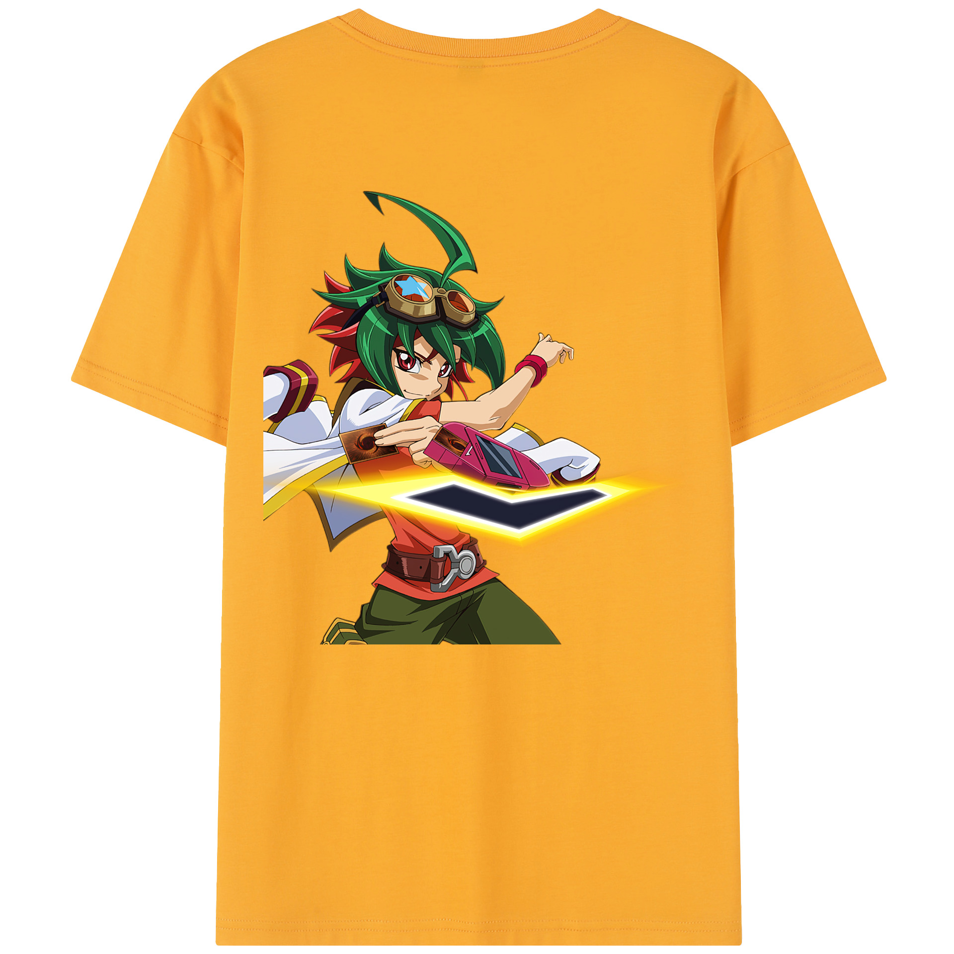 （画像用） 遊☆戯☆王 Yu-Gi-Oh! 綿100％半袖Tシャツ（背面プリント）