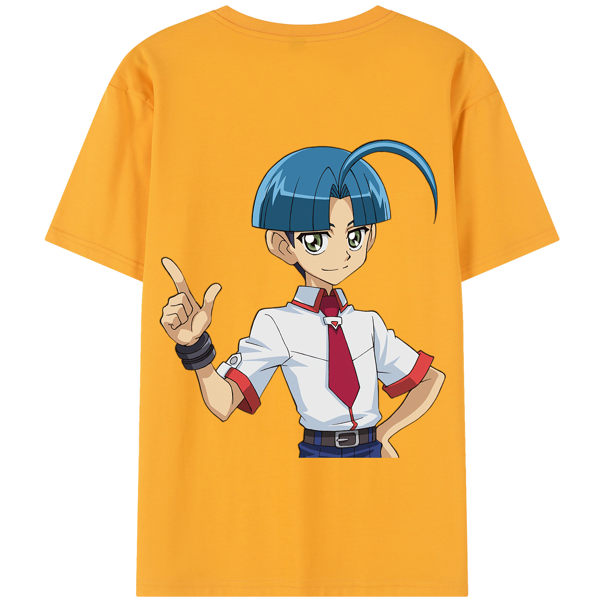 （画像用） 遊☆戯☆王 Yu-Gi-Oh! 綿100％半袖Tシャツ（背面プリント）