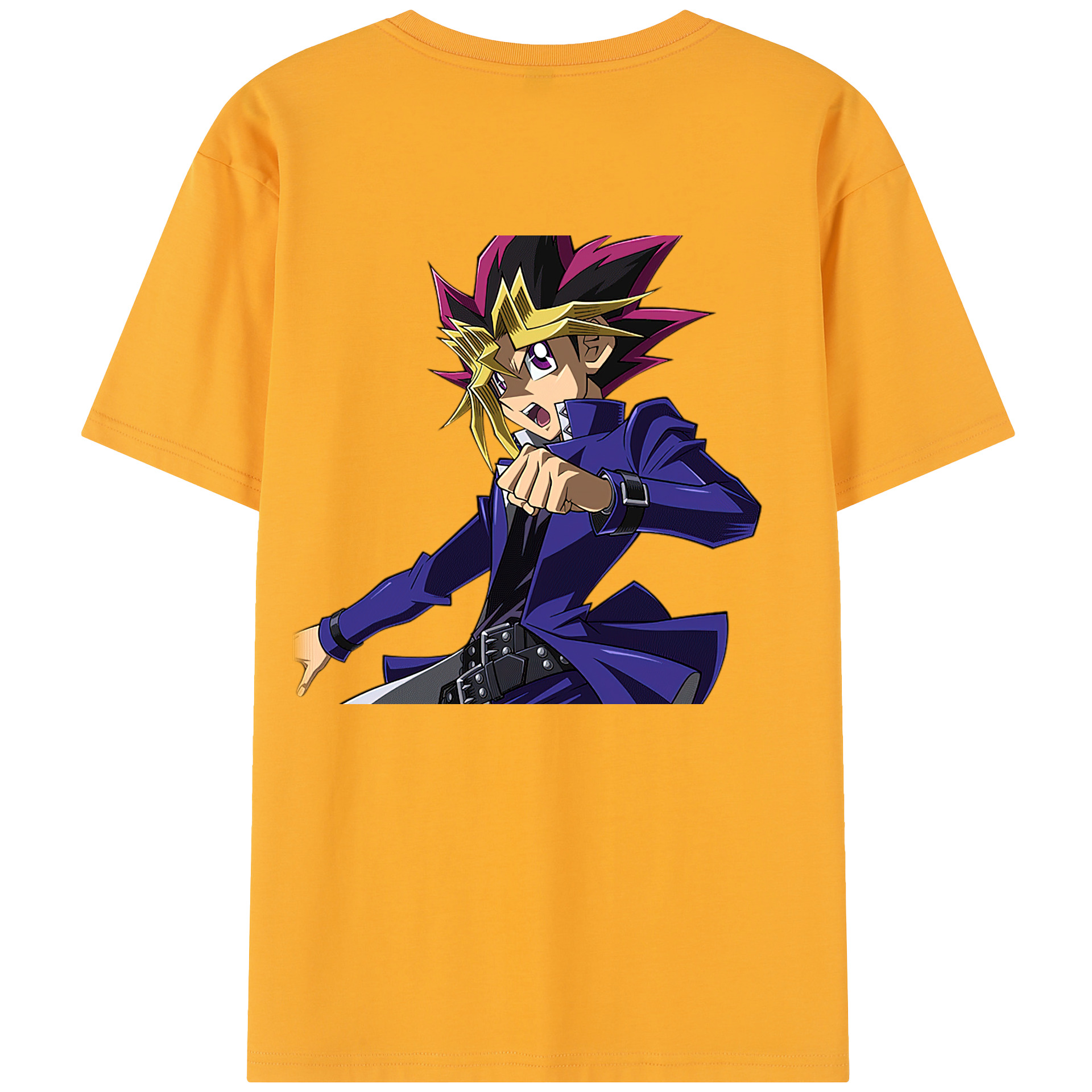 （画像用） 遊☆戯☆王 Yu-Gi-Oh! 綿100％半袖Tシャツ（背面プリント）