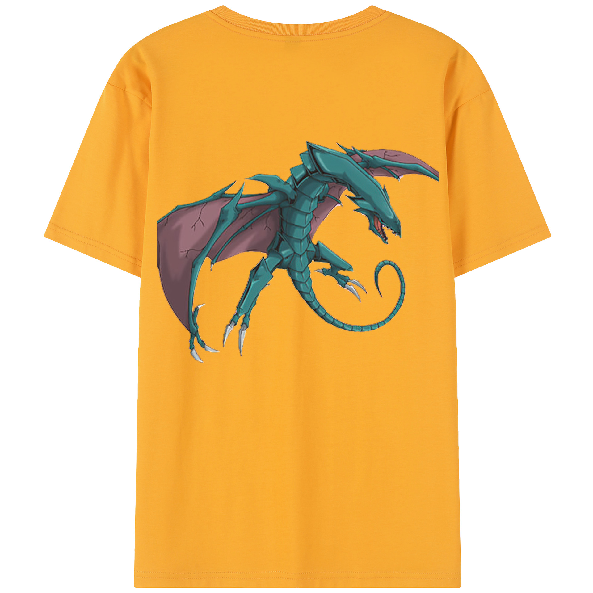 （画像用） 遊☆戯☆王 Yu-Gi-Oh! 綿100％半袖Tシャツ（背面プリント）