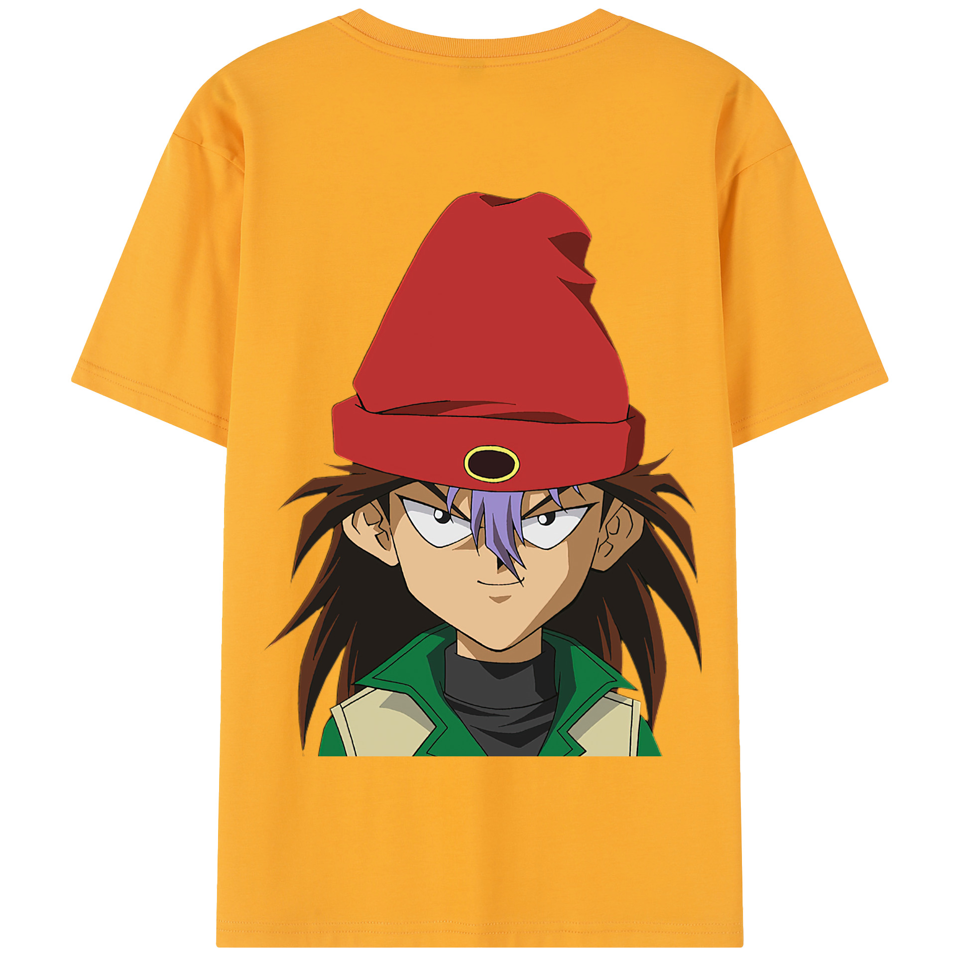 （画像用） 遊☆戯☆王 Yu-Gi-Oh! 綿100％半袖Tシャツ（背面プリント）