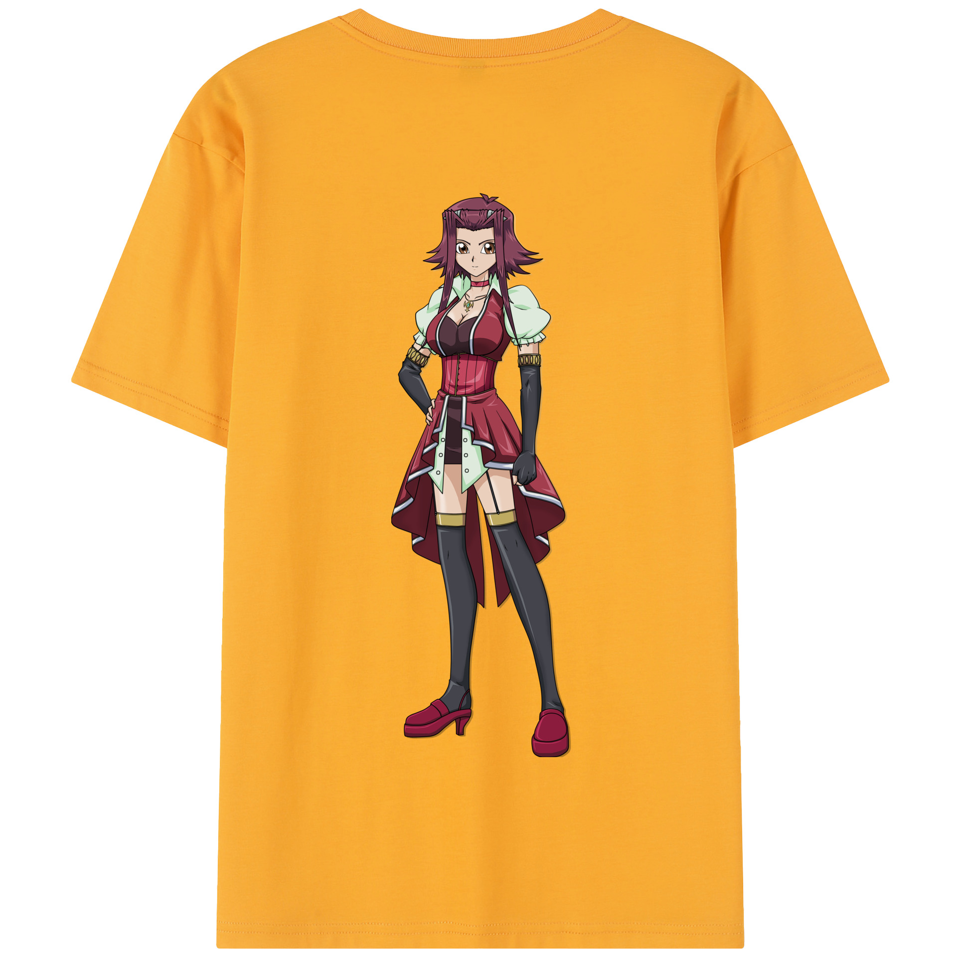 （画像用） 遊☆戯☆王 Yu-Gi-Oh! 綿100％半袖Tシャツ（背面プリント）