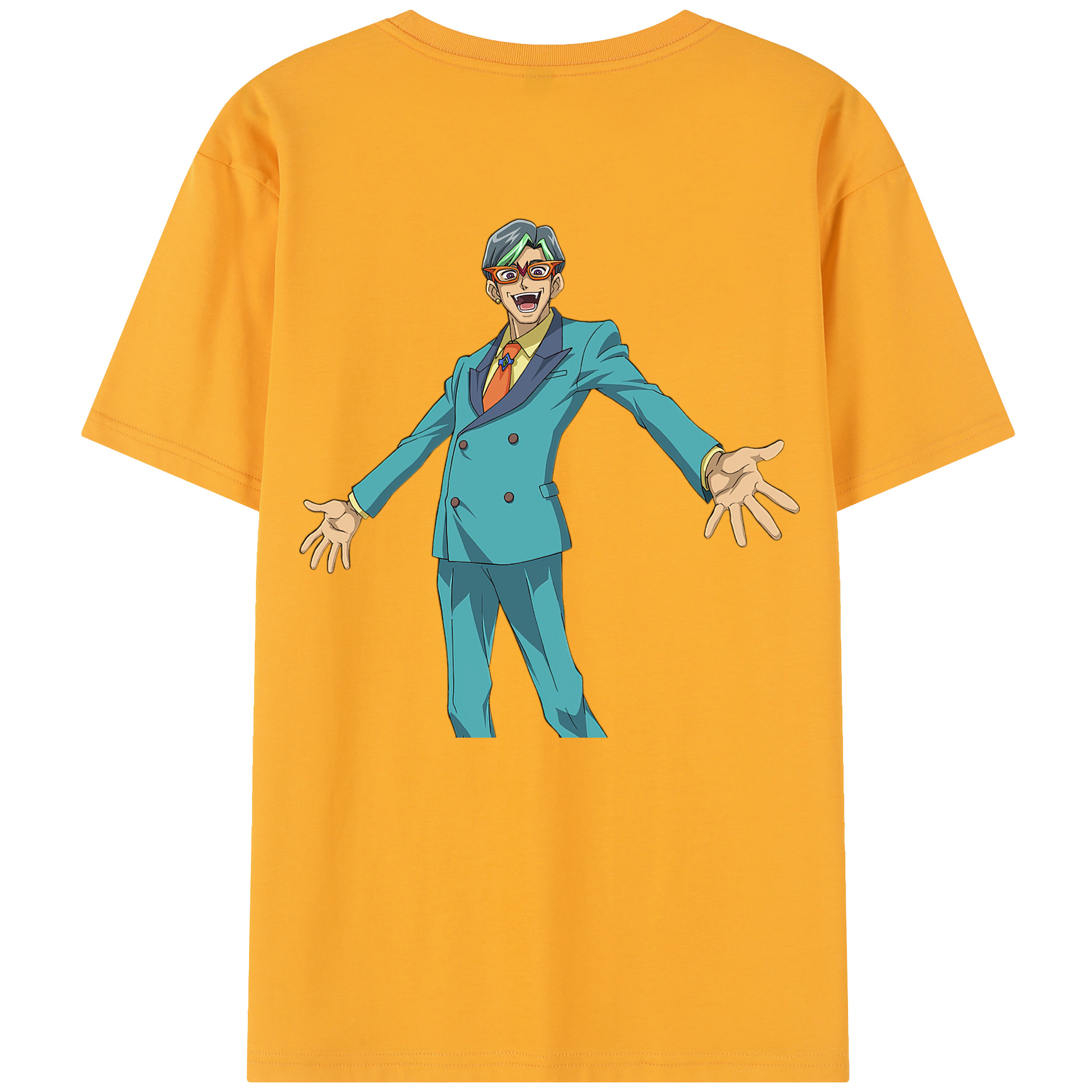（画像用） 遊☆戯☆王 Yu-Gi-Oh! 綿100％半袖Tシャツ（背面プリント）