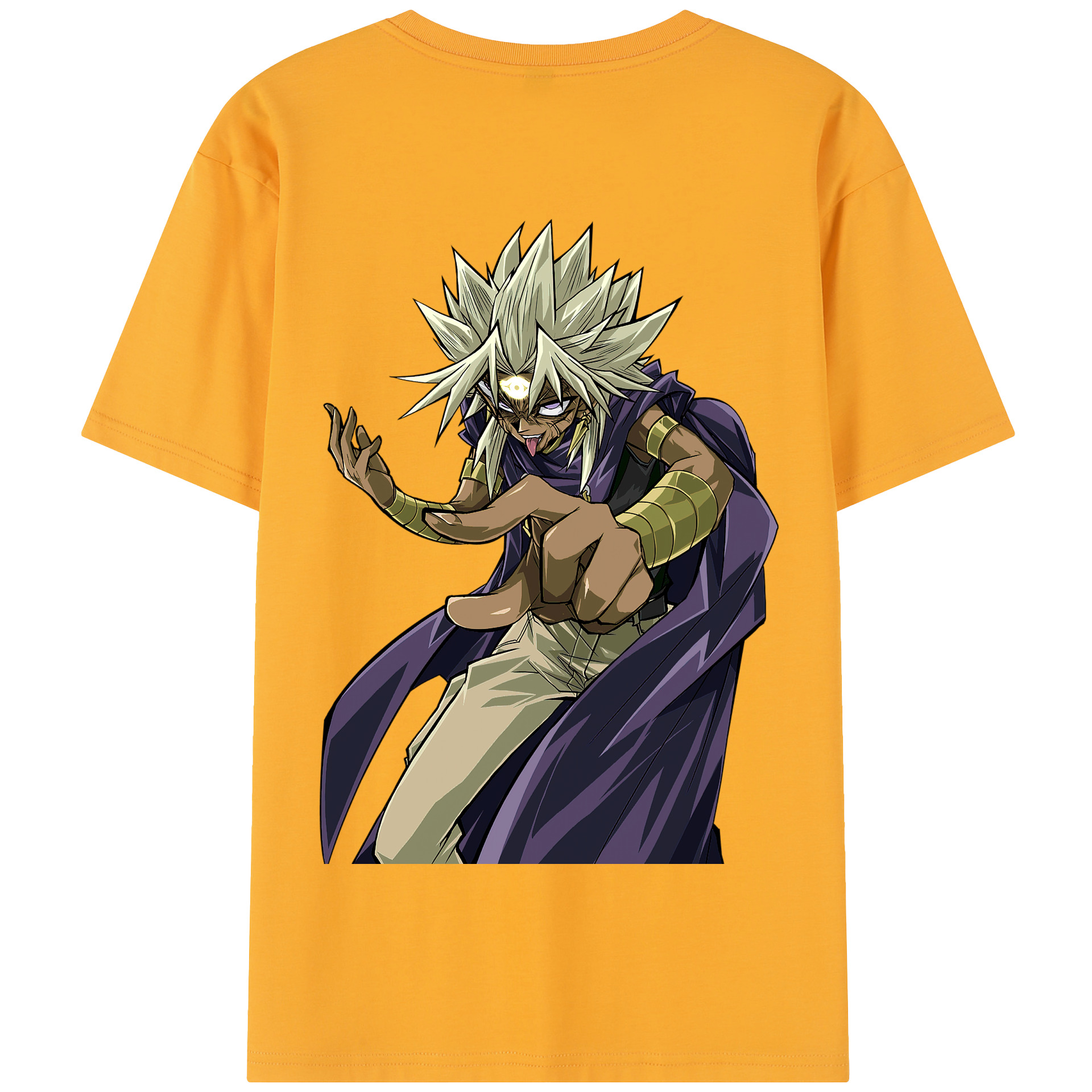 （画像用） 遊☆戯☆王 Yu-Gi-Oh! 綿100％半袖Tシャツ（背面プリント）