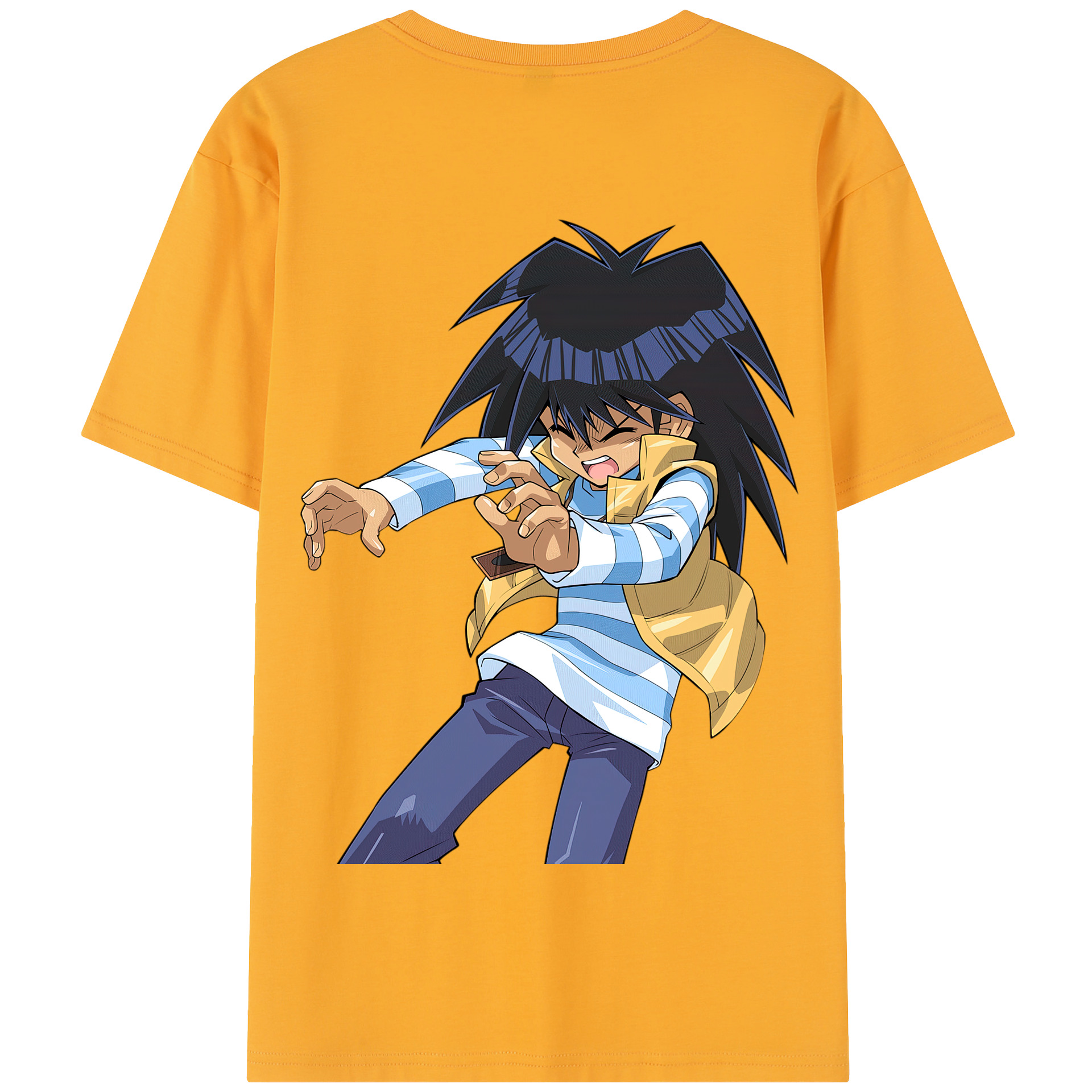 （画像用） 遊☆戯☆王 Yu-Gi-Oh! 綿100％半袖Tシャツ（背面プリント）