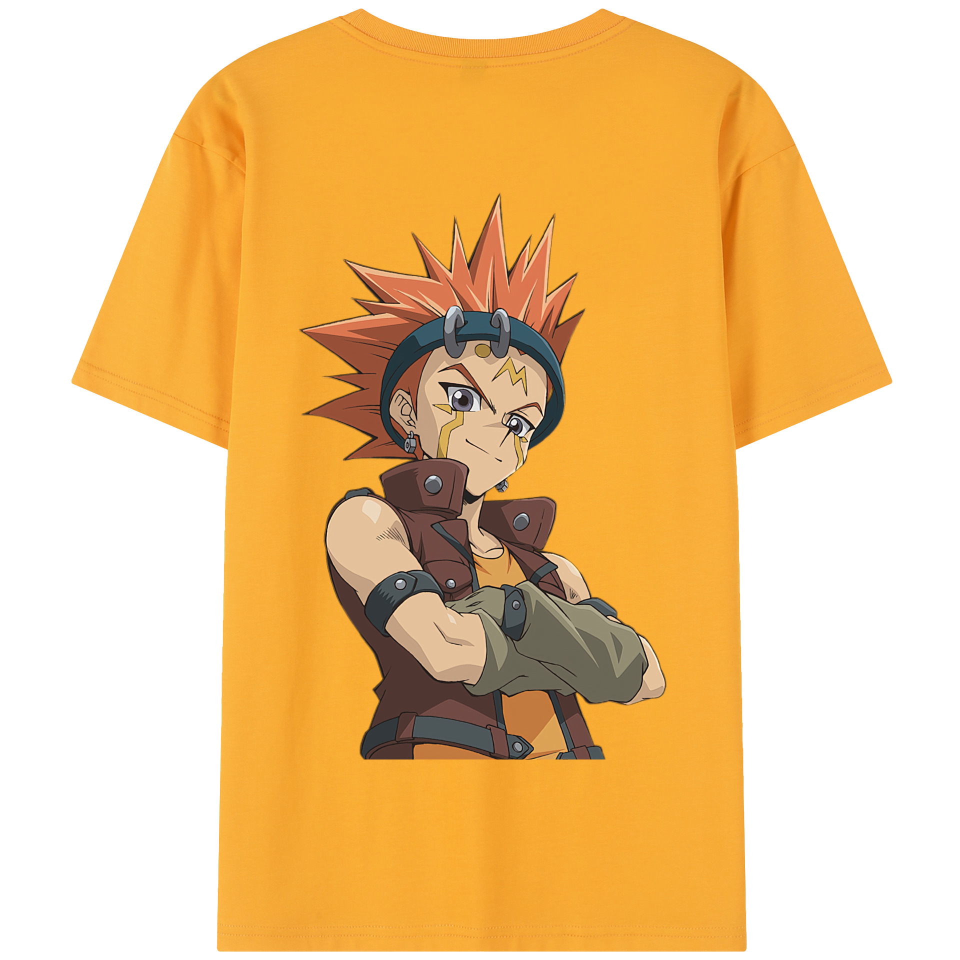 （画像用） 遊☆戯☆王 Yu-Gi-Oh! 綿100％半袖Tシャツ（背面プリント）