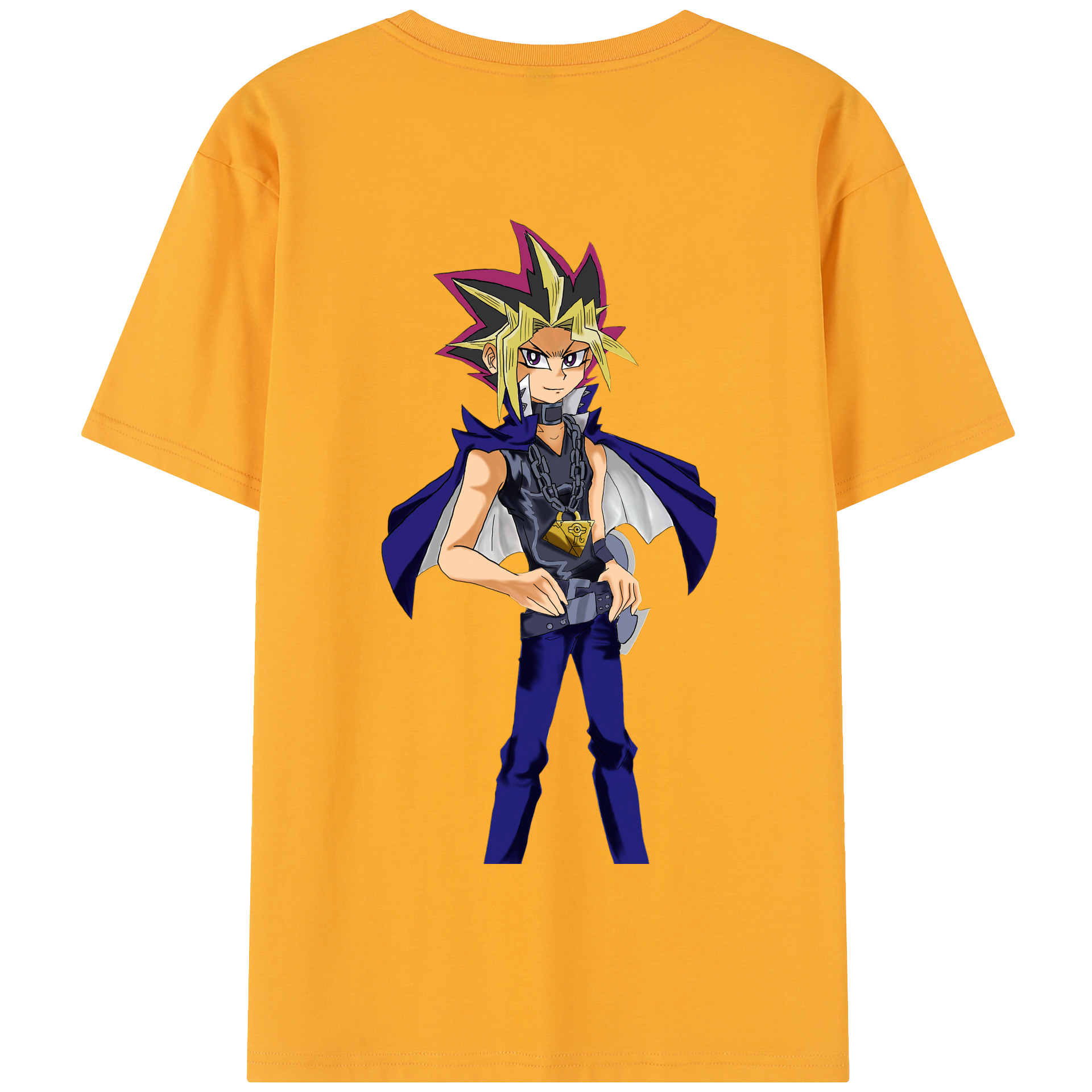 （画像用） 遊☆戯☆王 Yu-Gi-Oh! 綿100％半袖Tシャツ（背面プリント）