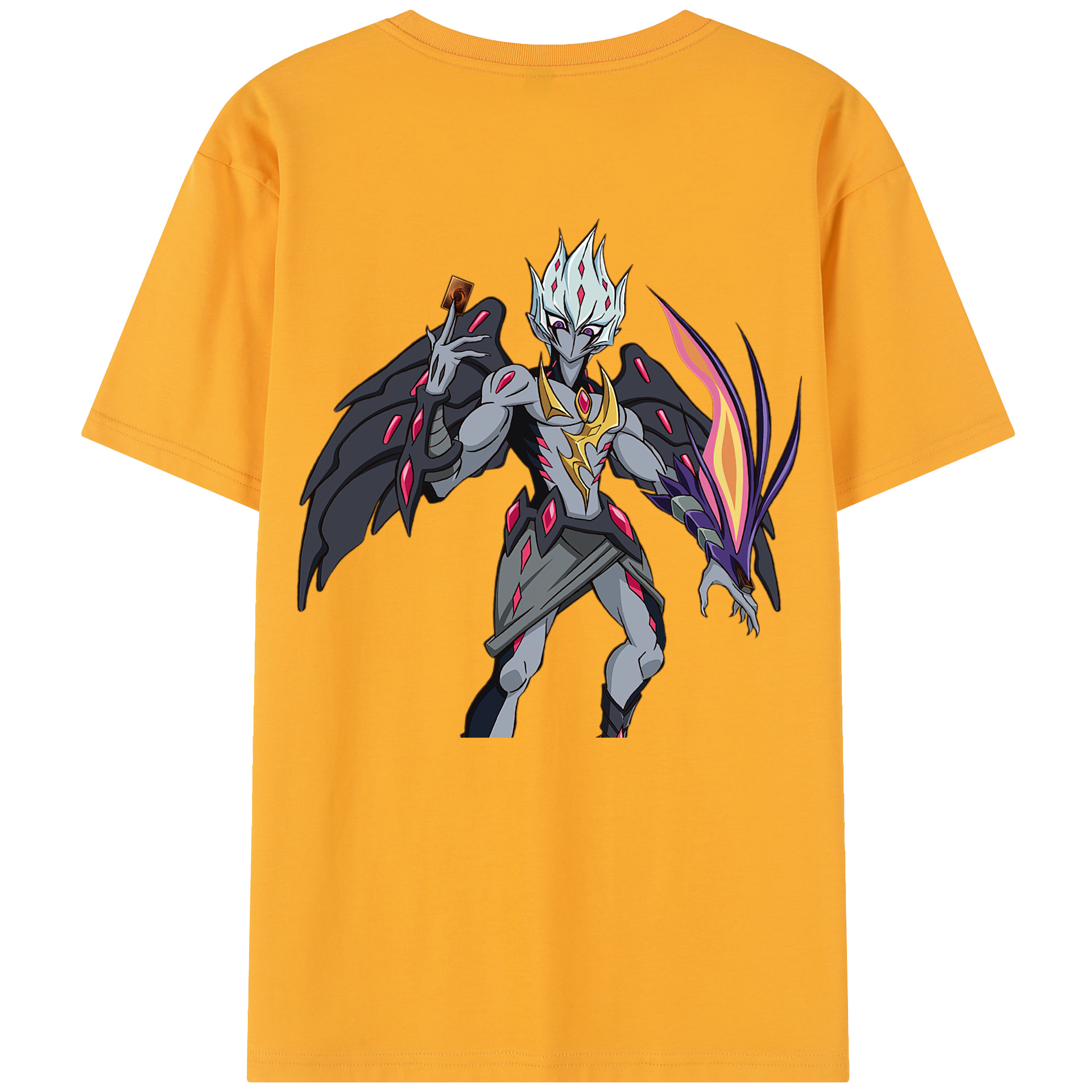 （画像用） 遊☆戯☆王 Yu-Gi-Oh! 綿100％半袖Tシャツ（背面プリント）