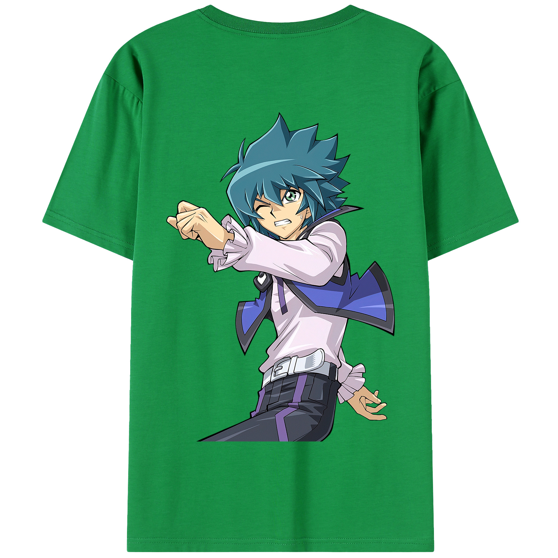 （画像用） 遊☆戯☆王 Yu-Gi-Oh! 綿100％半袖Tシャツ（背面プリント）