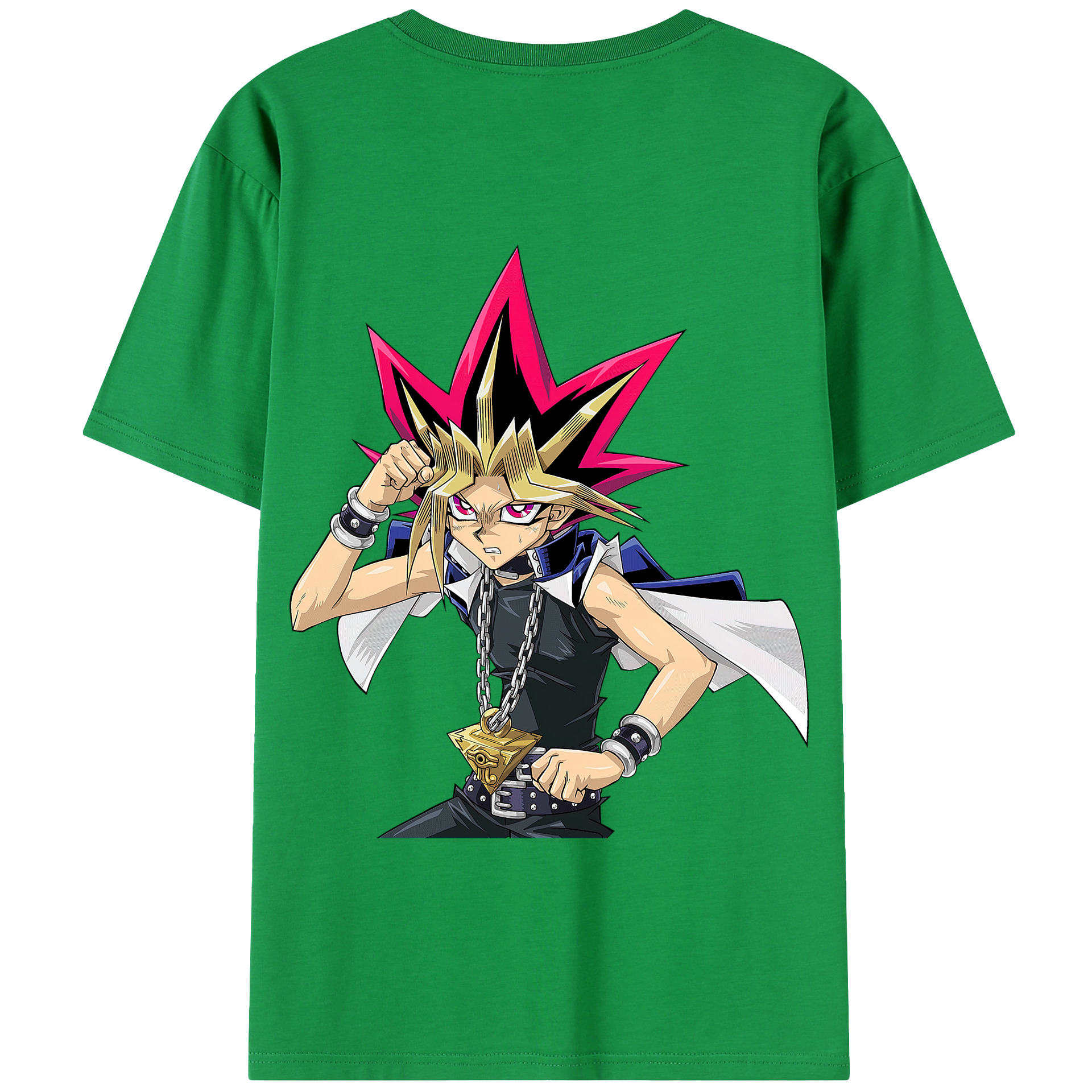 （画像用） 遊☆戯☆王 Yu-Gi-Oh! 綿100％半袖Tシャツ（背面プリント）