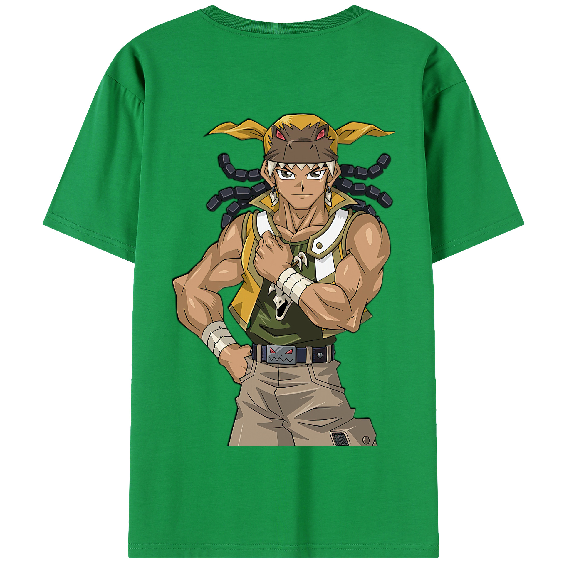 （画像用） 遊☆戯☆王 Yu-Gi-Oh! 綿100％半袖Tシャツ（背面プリント）
