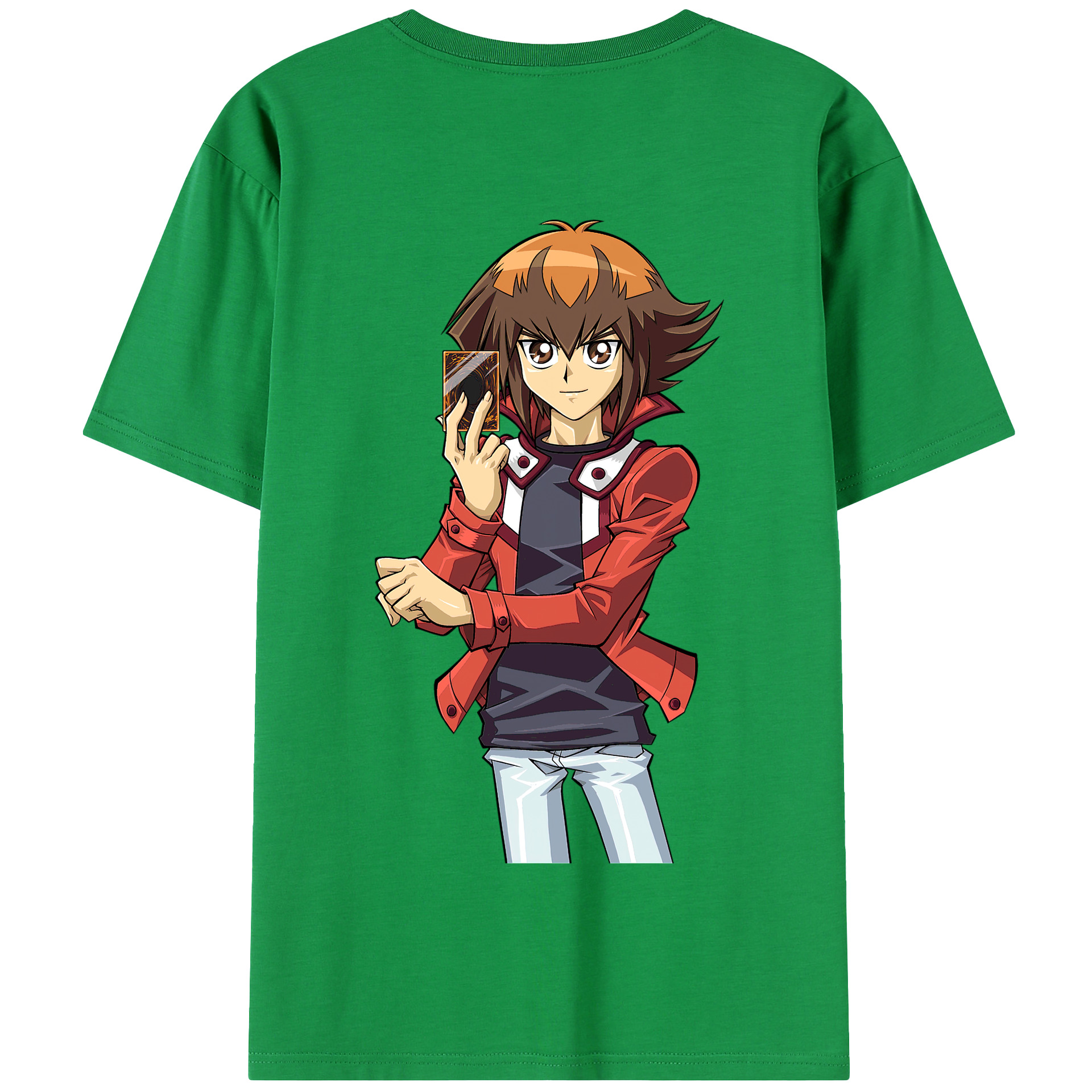 （画像用） 遊☆戯☆王 Yu-Gi-Oh! 綿100％半袖Tシャツ（背面プリント）