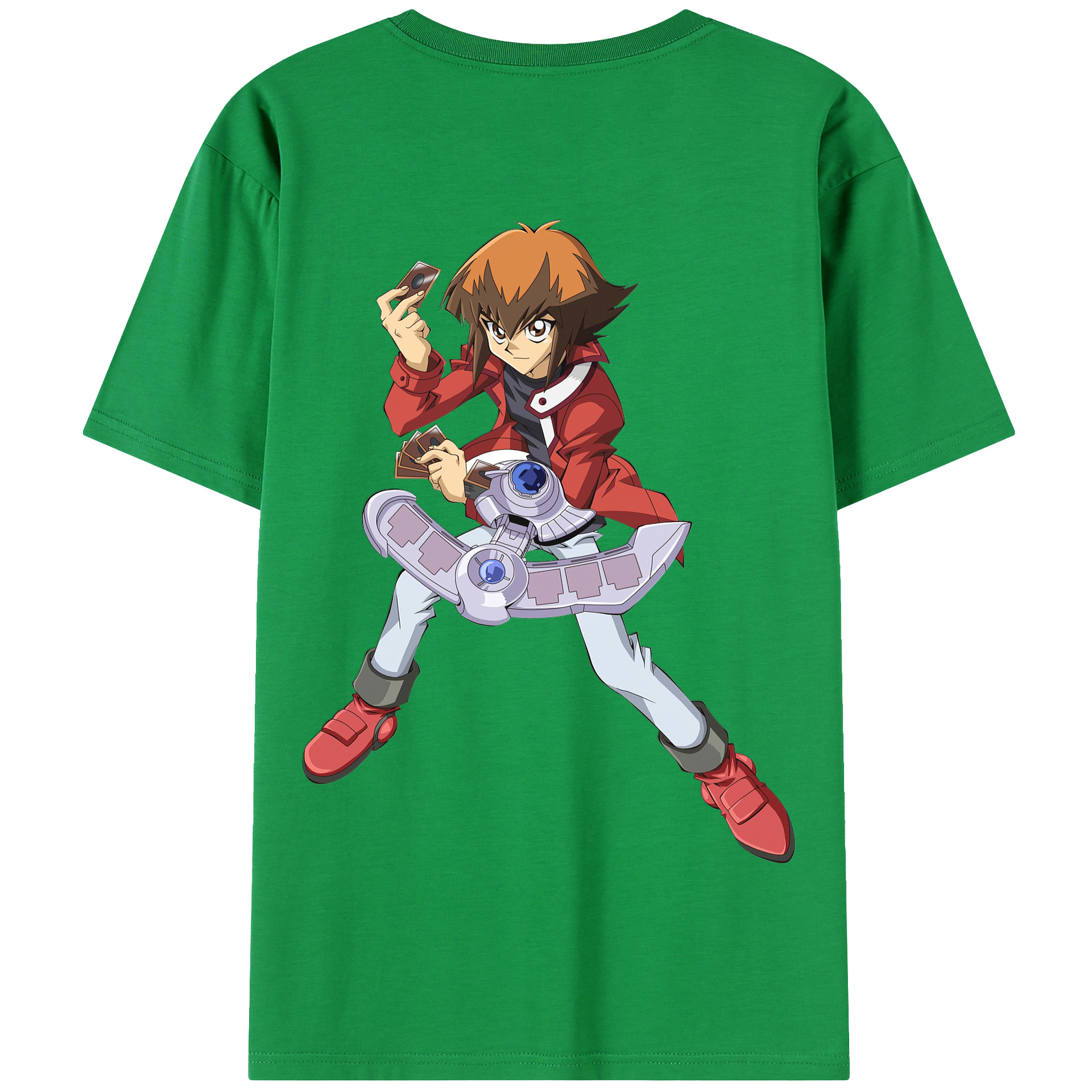 （画像用） 遊☆戯☆王 Yu-Gi-Oh! 綿100％半袖Tシャツ（背面プリント）