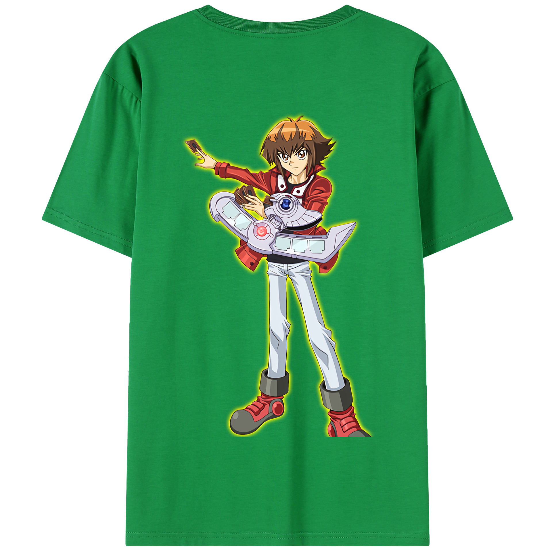 （画像用） 遊☆戯☆王 Yu-Gi-Oh! 綿100％半袖Tシャツ（背面プリント）