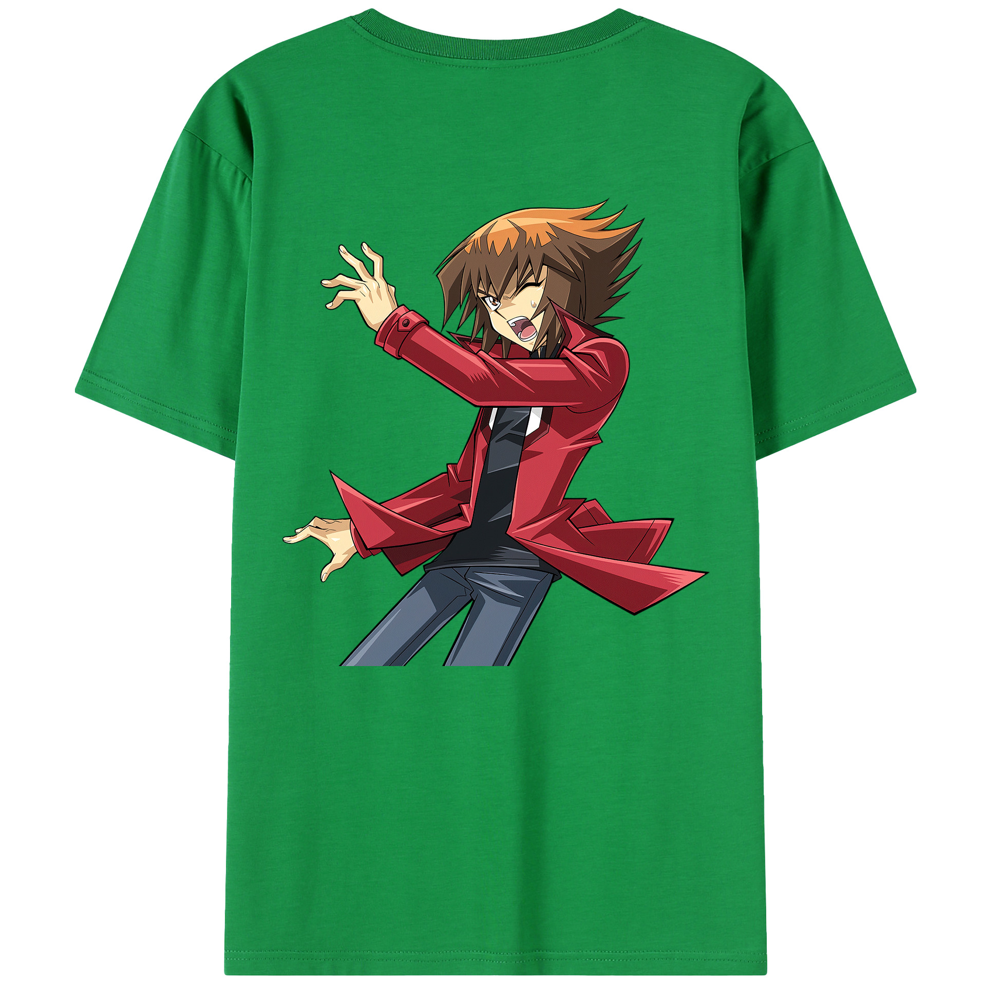 （画像用） 遊☆戯☆王 Yu-Gi-Oh! 綿100％半袖Tシャツ（背面プリント）