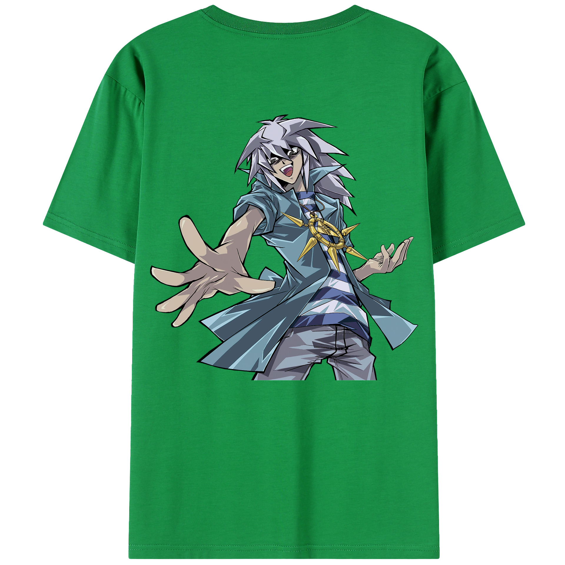 （画像用） 遊☆戯☆王 Yu-Gi-Oh! 綿100％半袖Tシャツ（背面プリント）