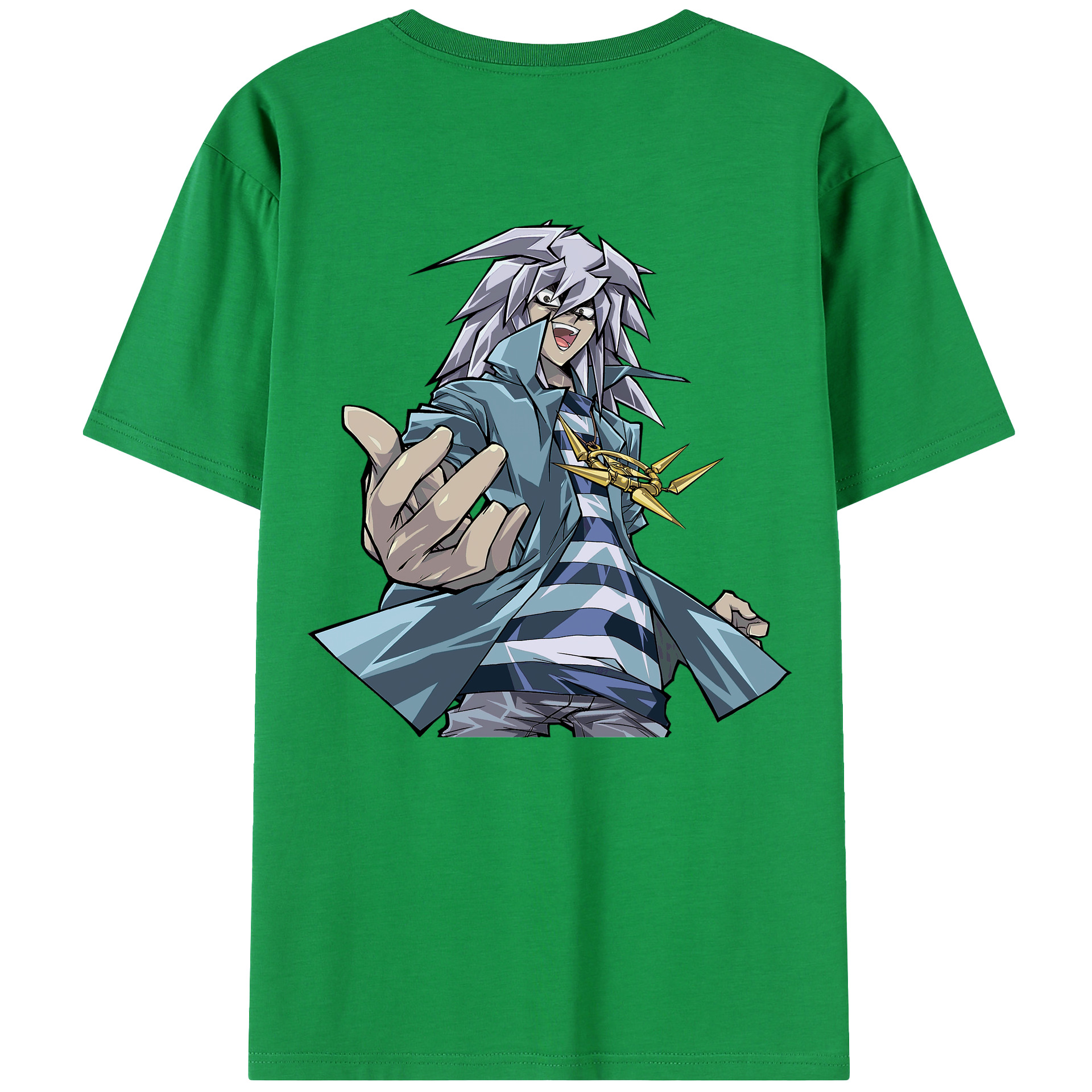 （画像用） 遊☆戯☆王 Yu-Gi-Oh! 綿100％半袖Tシャツ（背面プリント）