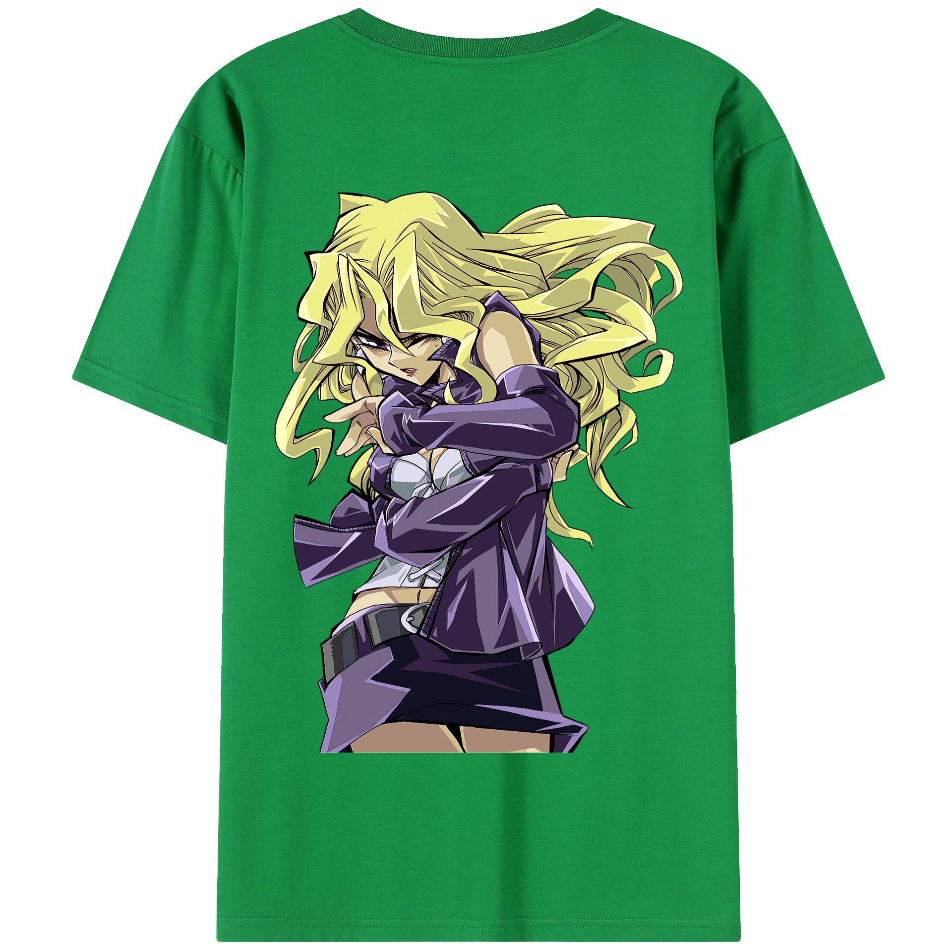 （画像用） 遊☆戯☆王 Yu-Gi-Oh! 綿100％半袖Tシャツ（背面プリント）