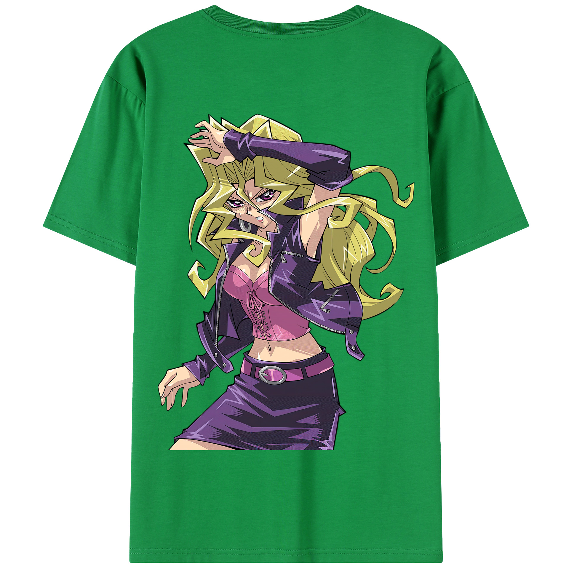 （画像用） 遊☆戯☆王 Yu-Gi-Oh! 綿100％半袖Tシャツ（背面プリント）