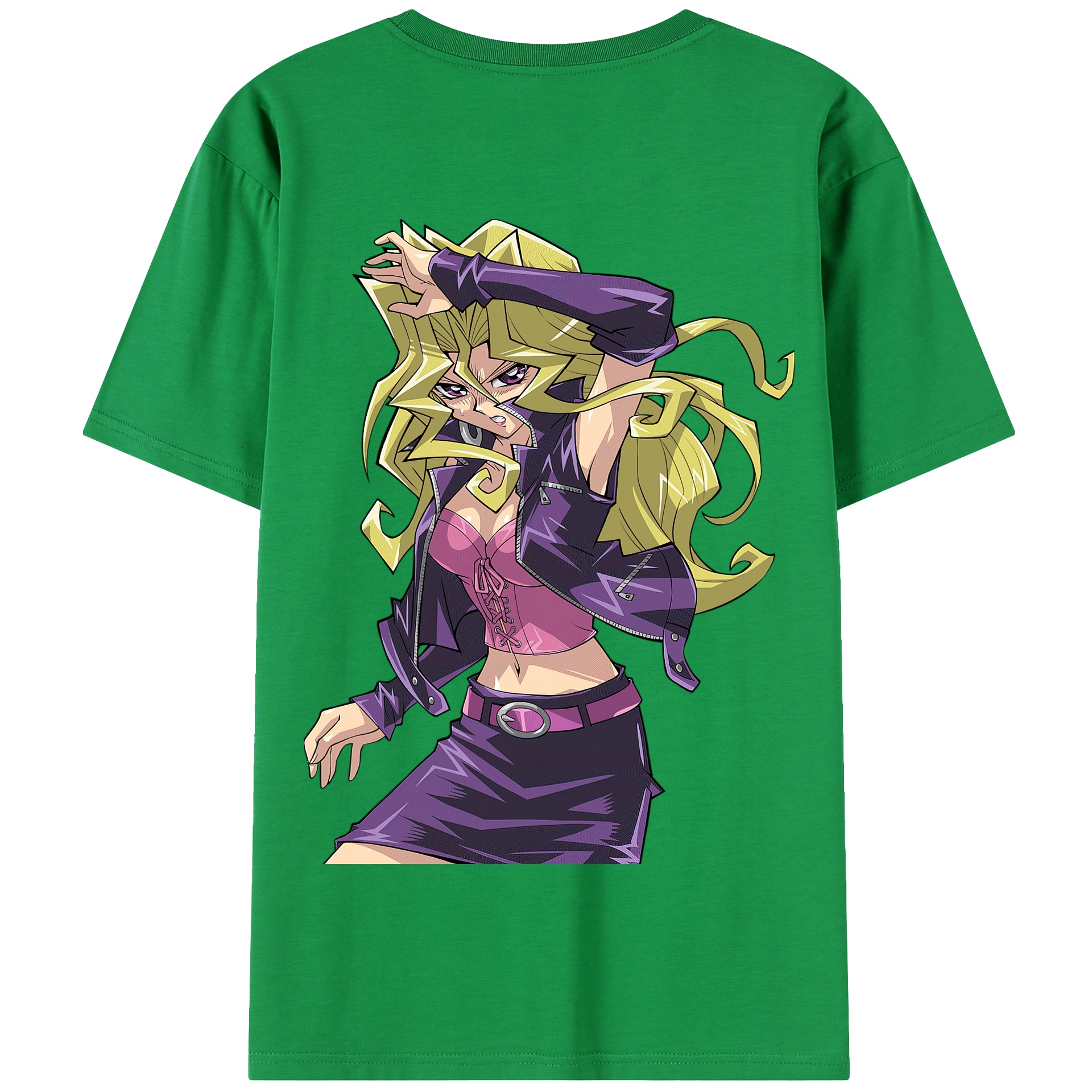 （画像用） 遊☆戯☆王 Yu-Gi-Oh! 綿100％半袖Tシャツ（背面プリント）
