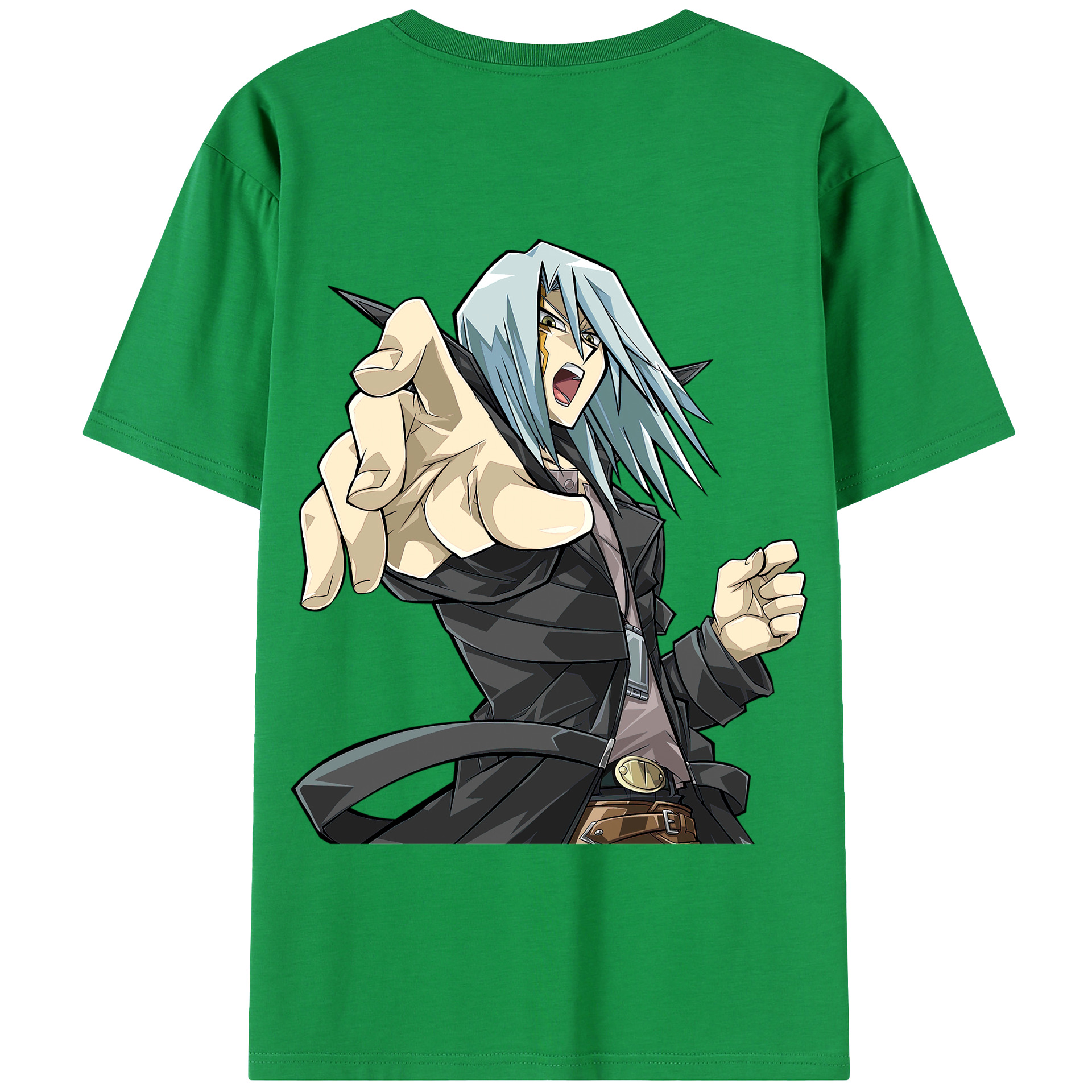 （画像用） 遊☆戯☆王 Yu-Gi-Oh! 綿100％半袖Tシャツ（背面プリント）