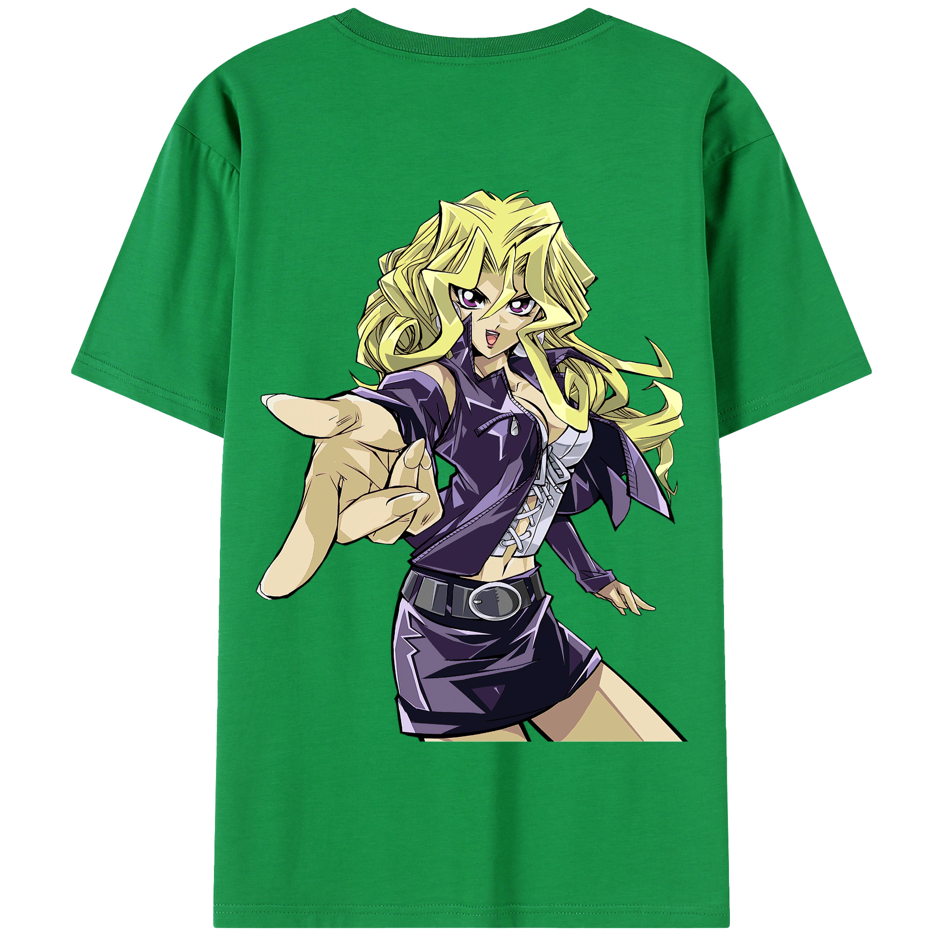 （画像用） 遊☆戯☆王 Yu-Gi-Oh! 綿100％半袖Tシャツ（背面プリント）