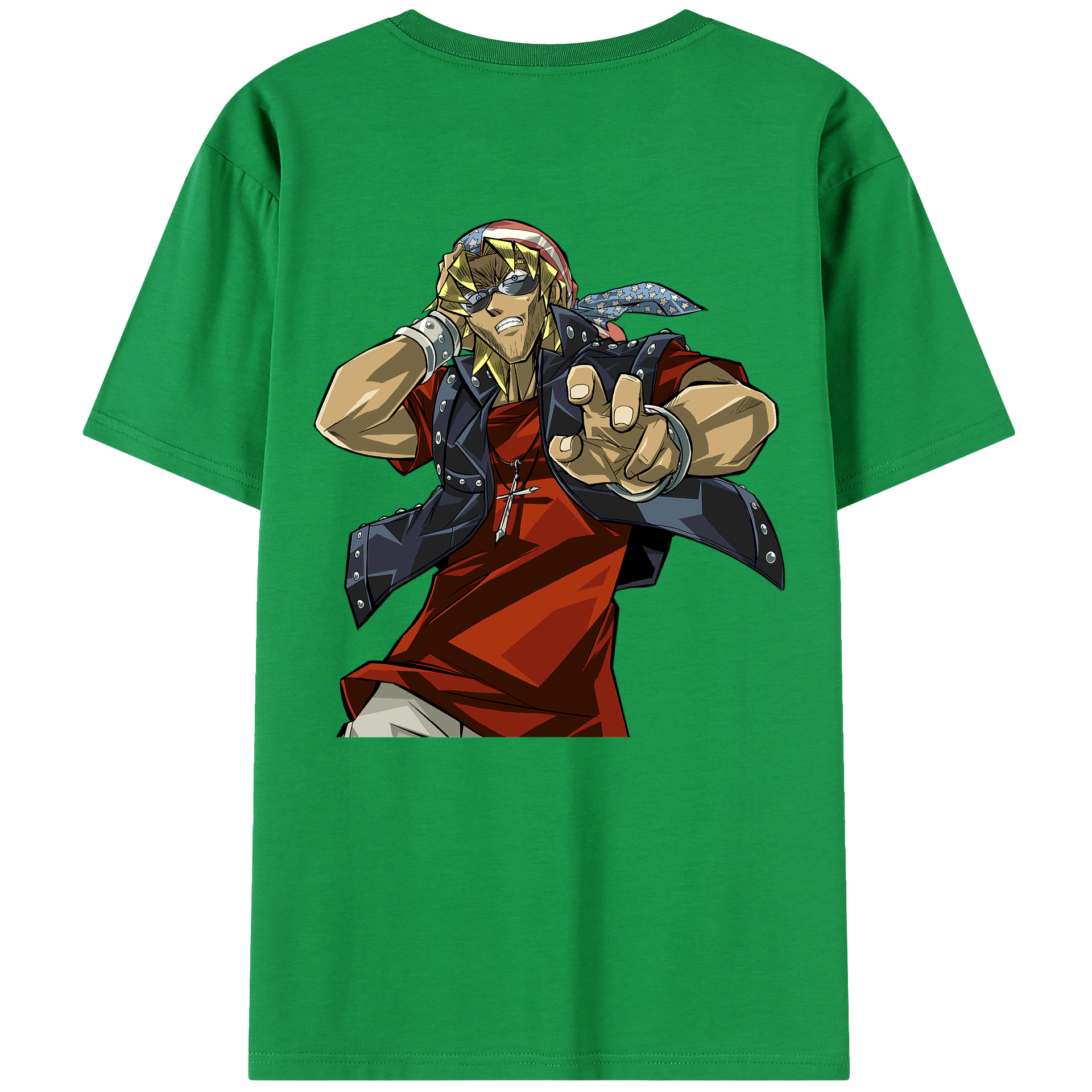 （画像用） 遊☆戯☆王 Yu-Gi-Oh! 綿100％半袖Tシャツ（背面プリント）