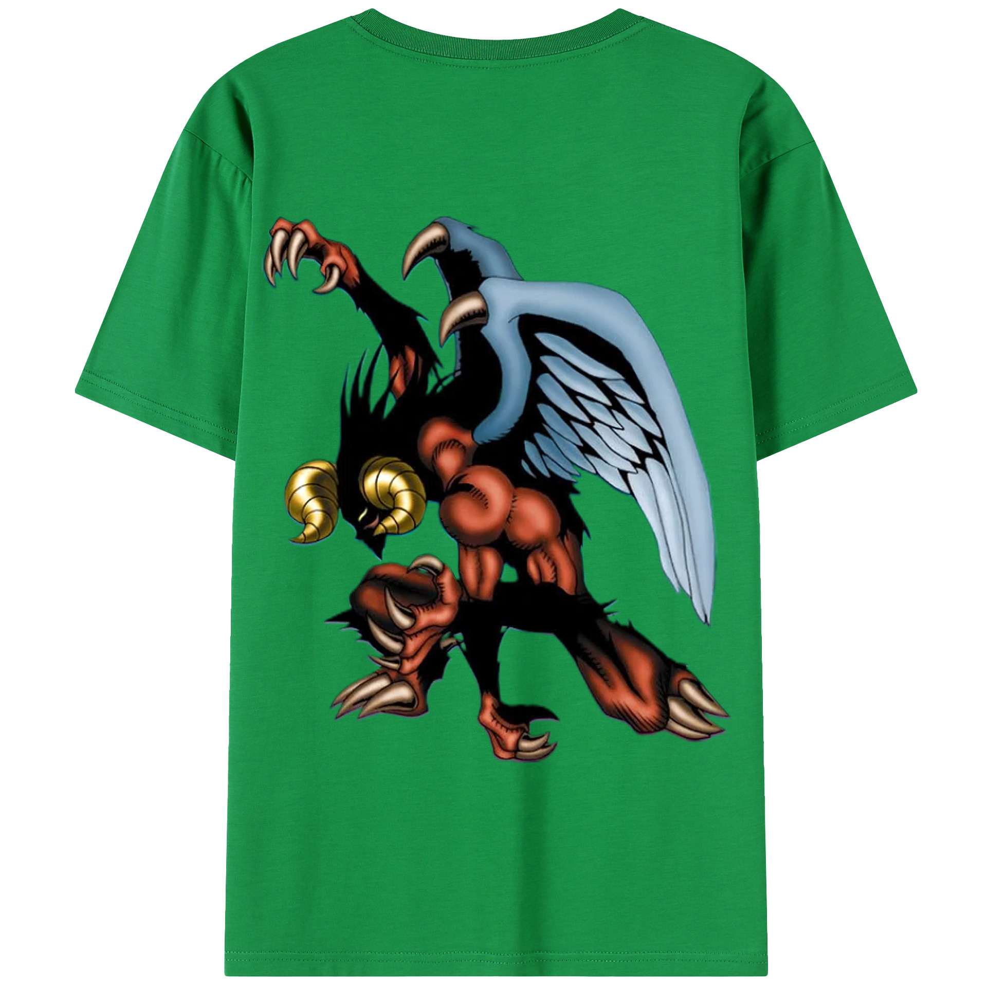 （画像用） 遊☆戯☆王 Yu-Gi-Oh! 綿100％半袖Tシャツ（背面プリント）
